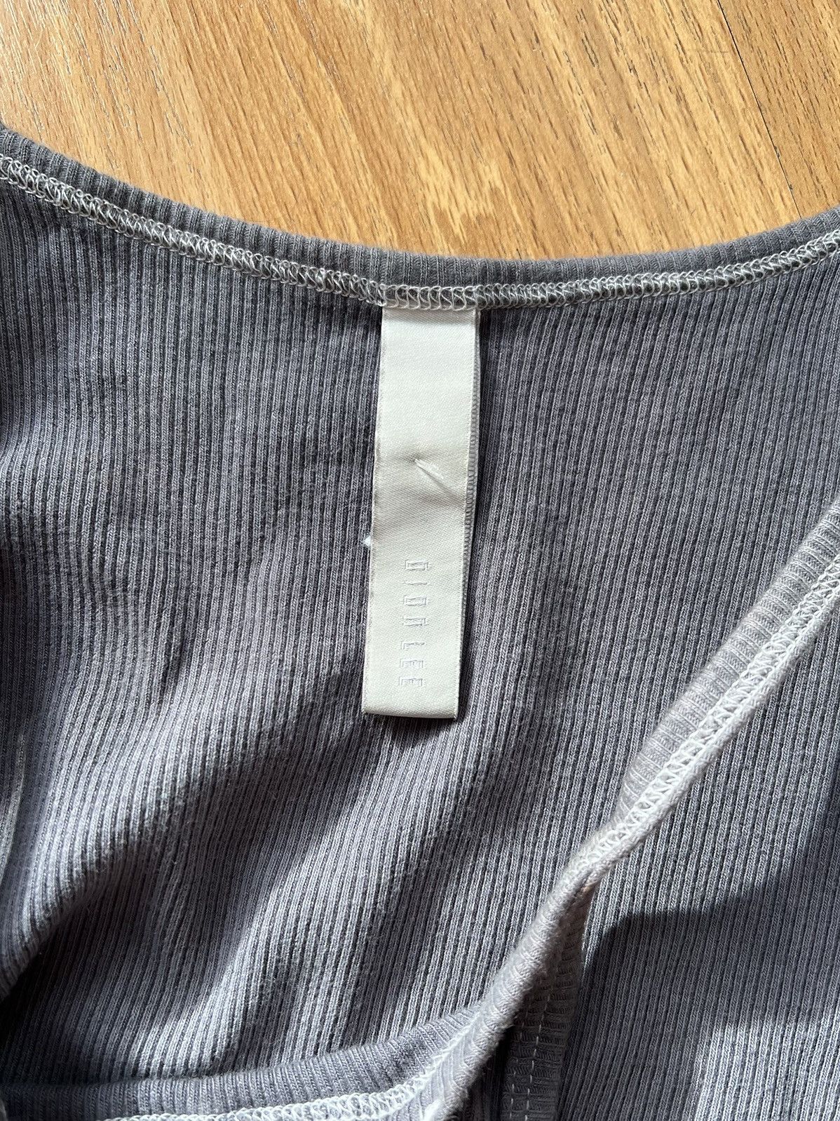Dion Lee Dion Lee Grey Tank Top with Gold Chain Size US L / EU 52-54 / 3 - 4 Thumbnail