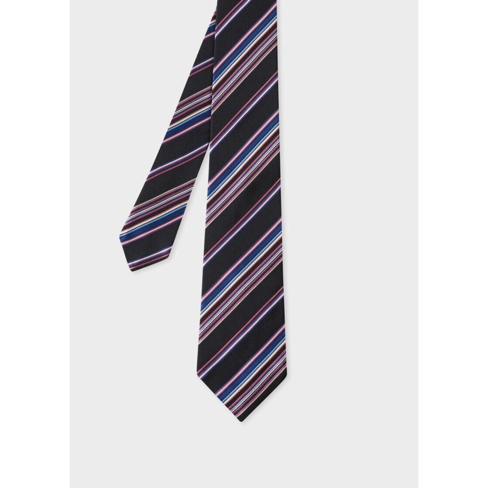 Paul Smith NWT PAUL SMITH Mainline Multi-stripe 100% Italian Silk Tie. Size ONE SIZE - 1 Thumbnail