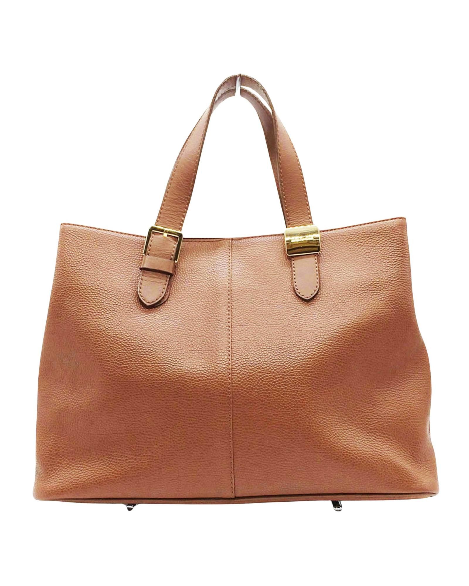 image of Burberry Elegant Brown Leather Bag, Women's