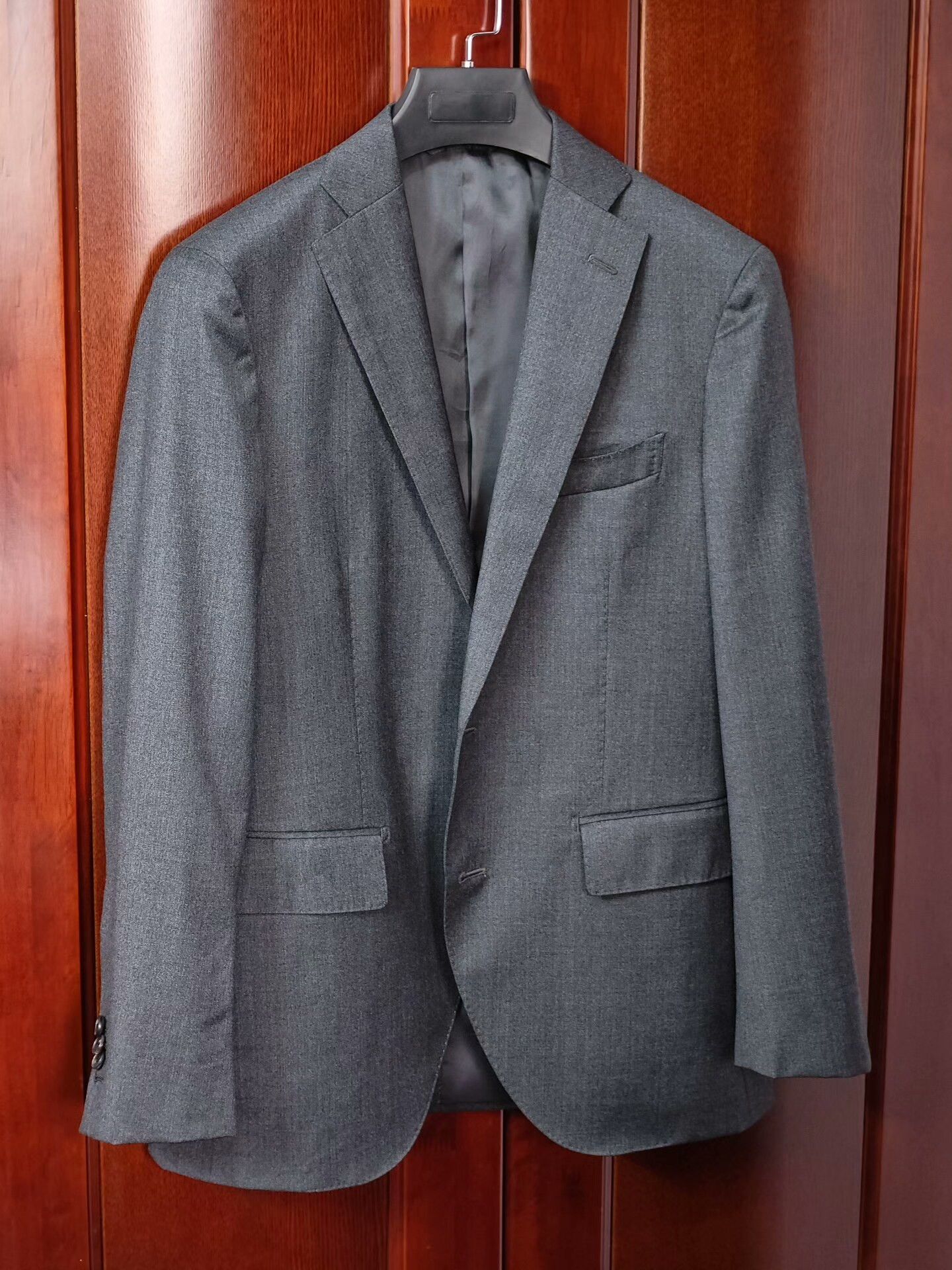 Japanese Brand Custom Italian Gray Wool Blazer Size US S / EU 44-46 / 1 - 1 Thumbnail