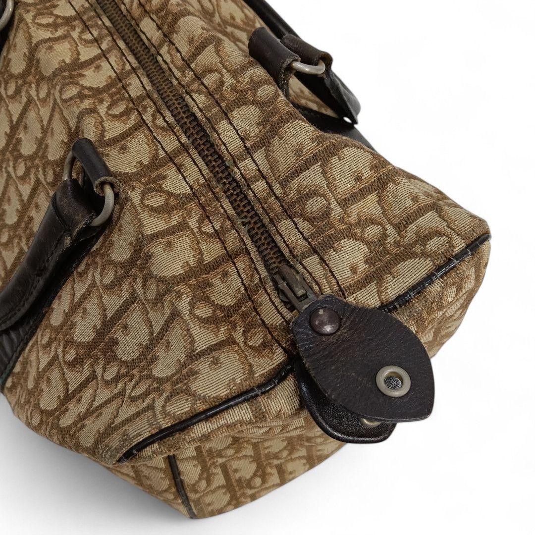 Dior Dior - Boston Trotter Beige Handbag Monogram Brown Leather Size ONE SIZE - 4 Thumbnail