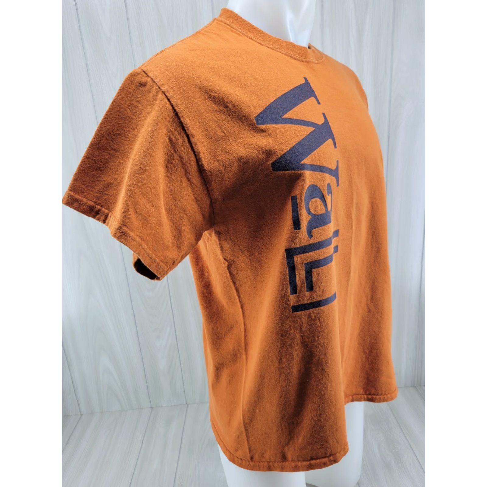 Gildan Wallace State Community College Institute Shirt Mens Large Orange T-Shirt Gildan Ultra Cotton Short Sleeve Crew Neck Size US L / EU 52-54 / 3 - 4 Thumbnail