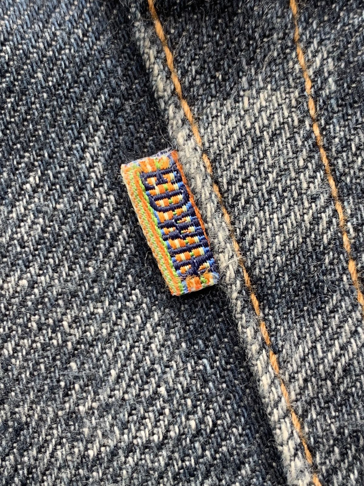 Edwin EDWIN 502 EURO rainbow tab MADE IN JAPAN 🇯🇵. Size US 34 / EU 50 - 7 Thumbnail