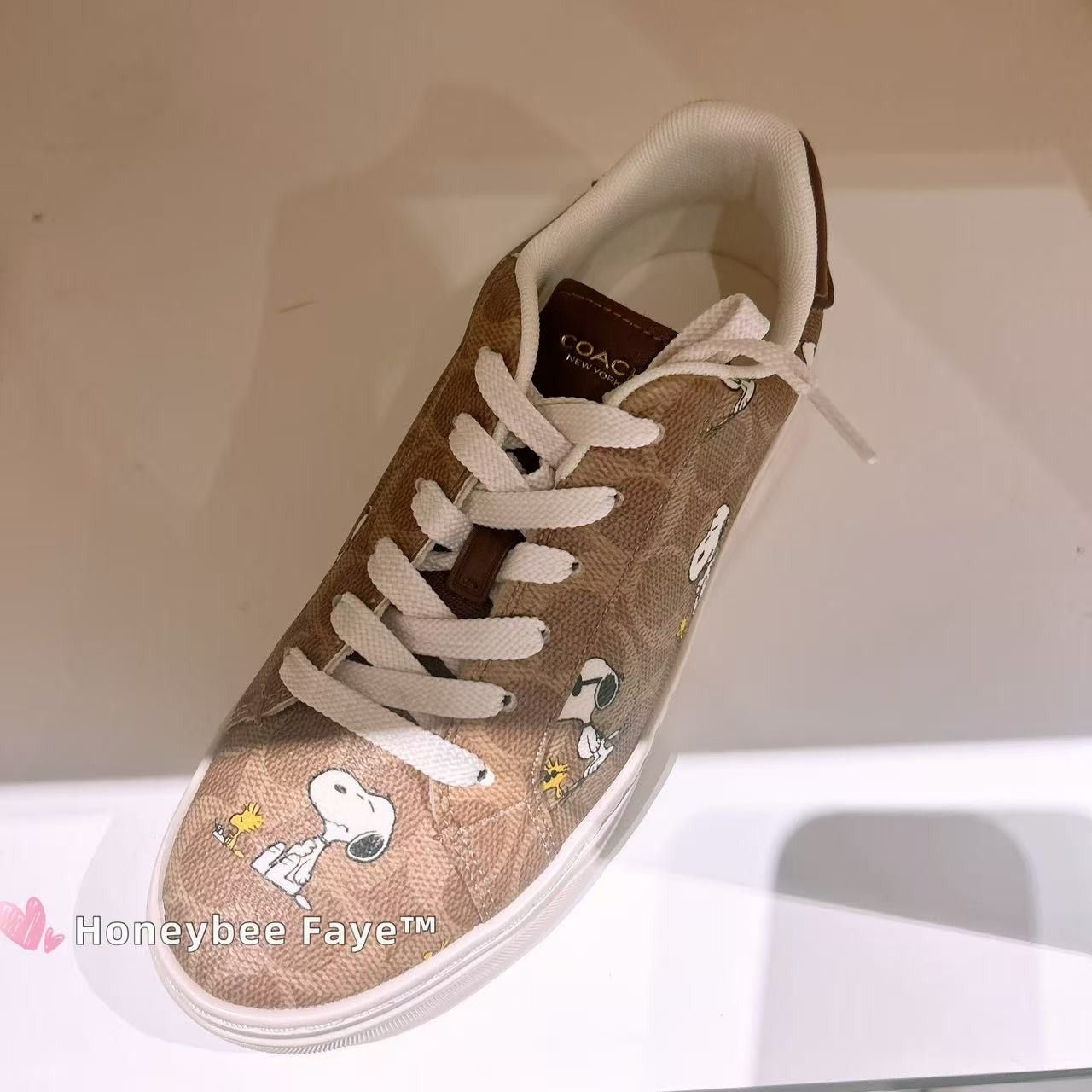 Coach Peanuts High Line Sneaker In Signature Canvas With Snoopy Size US 8.5 / IT 38.5 - 2 Thumbnail