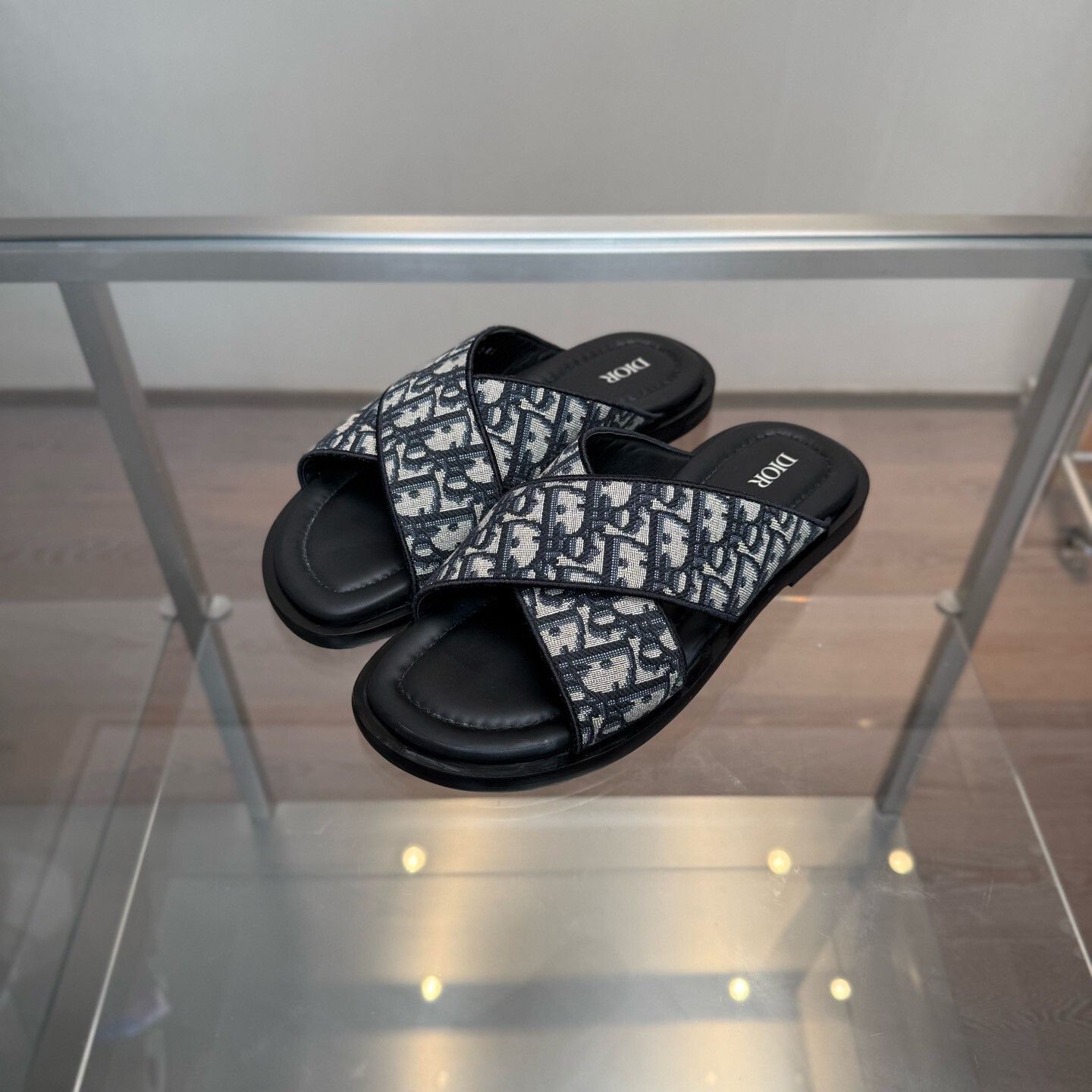 Dior Dior Alias Oblique Logo Slippers Size US 8 / EU 41 - 1 Thumbnail