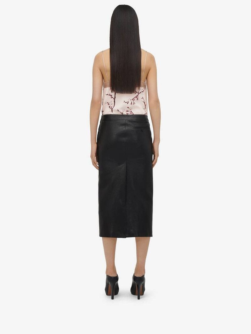 Alexander McQueen o1srvl11e0326 Cherry Blossom Camisole Top in Multicolor Size S / US 4 / IT 40 - 4 Thumbnail