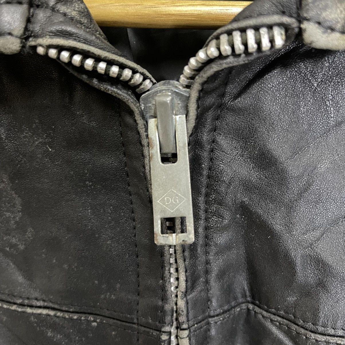 Genuine Leather × Vintage Vintage 70s Leather Jacket Leather Motorcycle Jacket Size US S / EU 44-46 / 1 - 5 Thumbnail