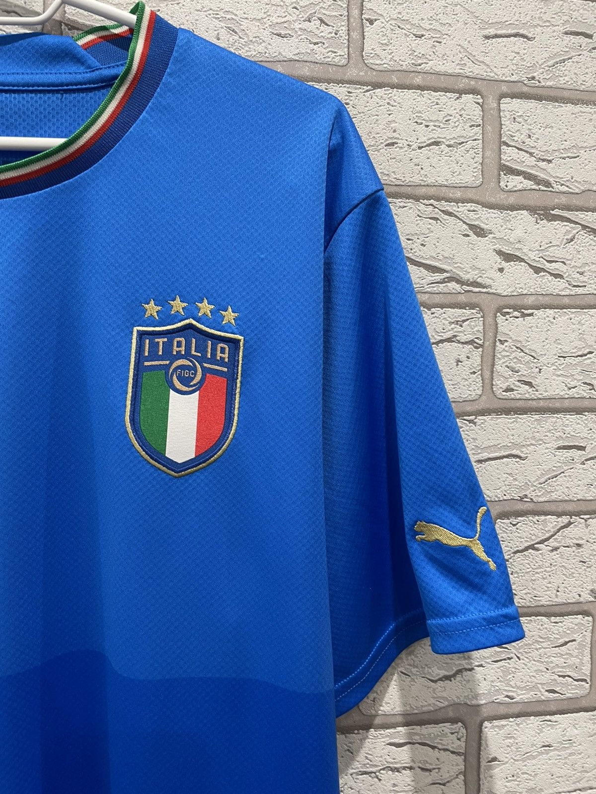 Puma × Vintage Italy 2022 2023 Football Soccer Jersey Puma T Shirt Tee Size US XL / EU 56 / 4 - 5 Thumbnail