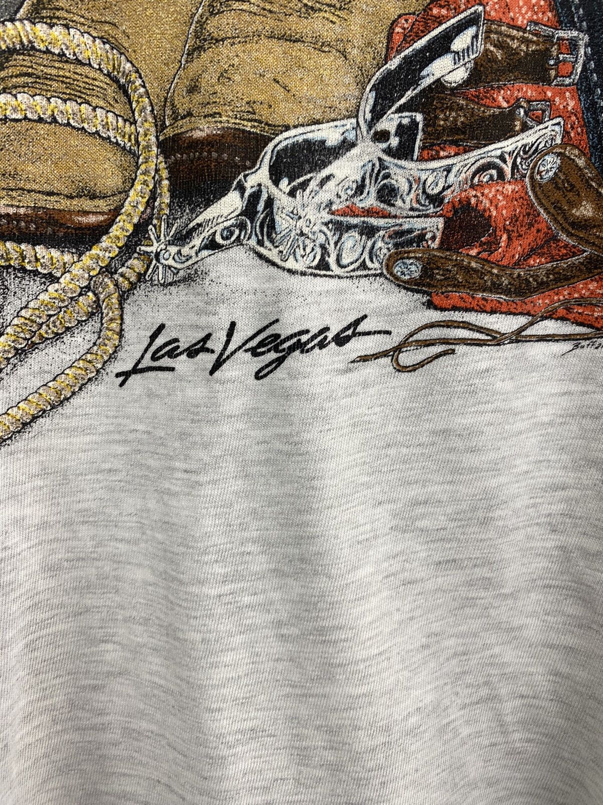 Cowboy Equipment 🇺🇸 Vintage 1994 Cowboy Western Las Vegas Rare Retro t-shirt Size US M / EU 48-50 / 2 - 6 Thumbnail