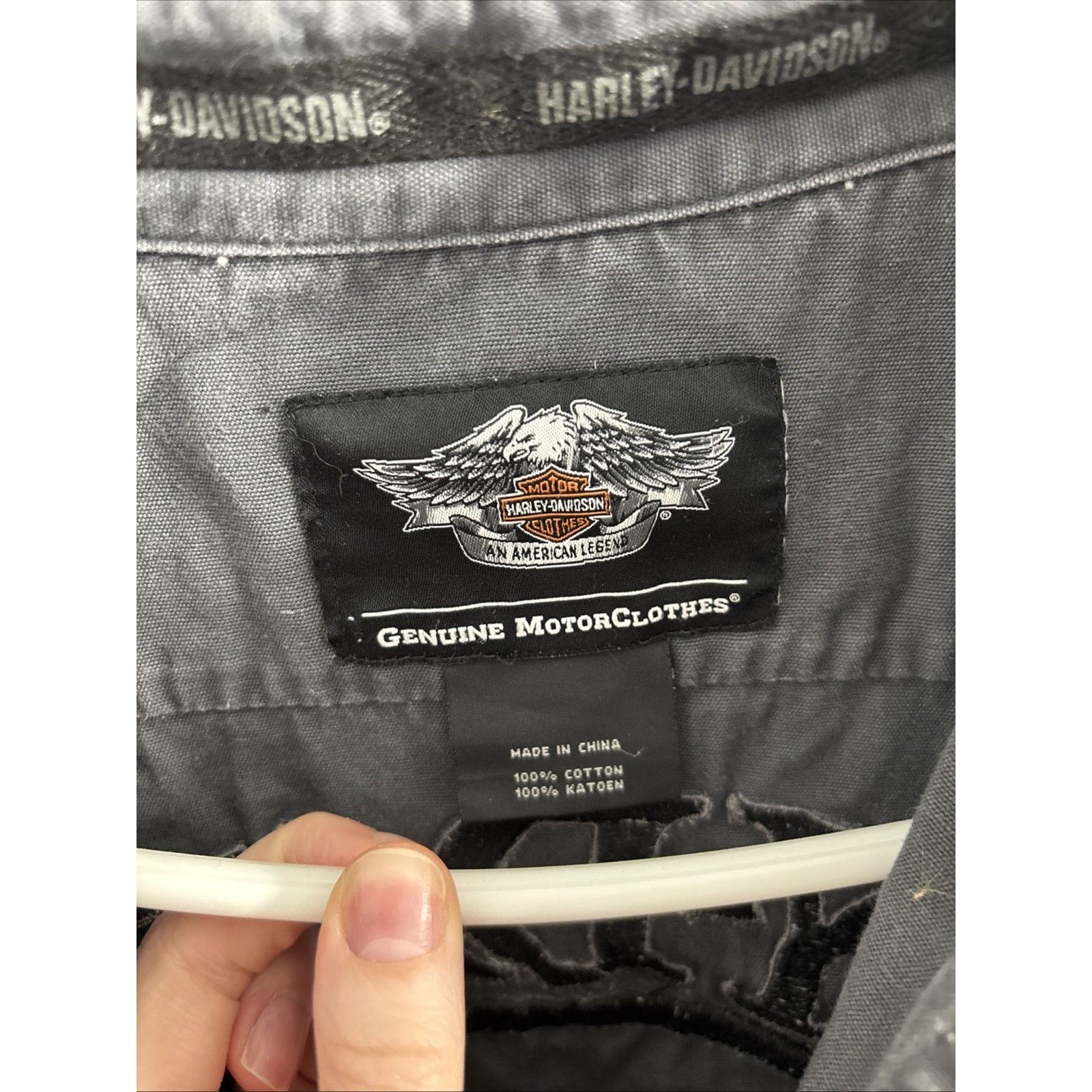 Harley Davidson Harley Davidson Sleeveless Vest Gray Size XL / US 12-14 / IT 48-50 - 3 Thumbnail