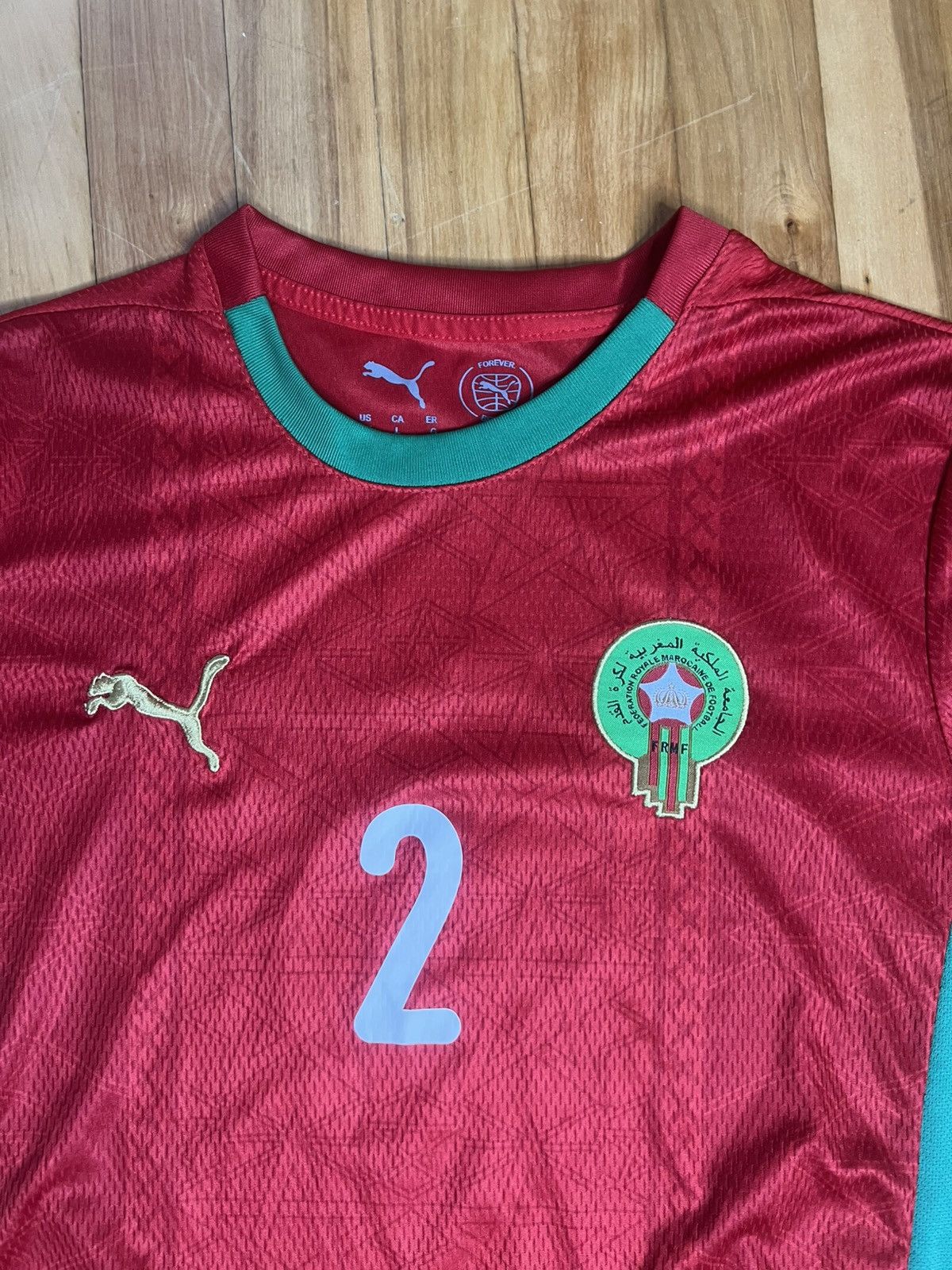 Puma Hakimi Morocco Jersey Size US L / EU 52-54 / 3 - 3 Thumbnail
