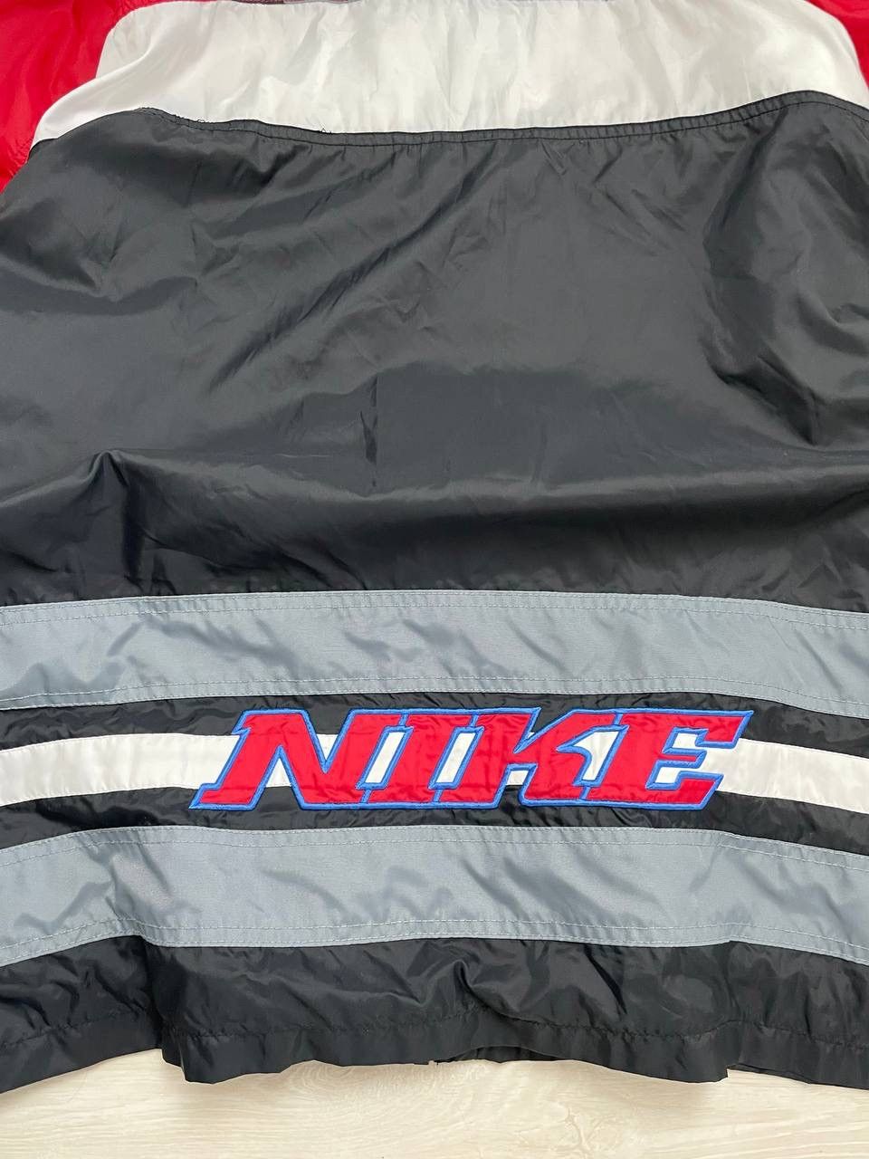 Nike × Vintage Nike Vintage 90’s Neylon Jacket Big Swoosh Rare Item Y2k Size US XL / EU 56 / 4 - 5 Thumbnail