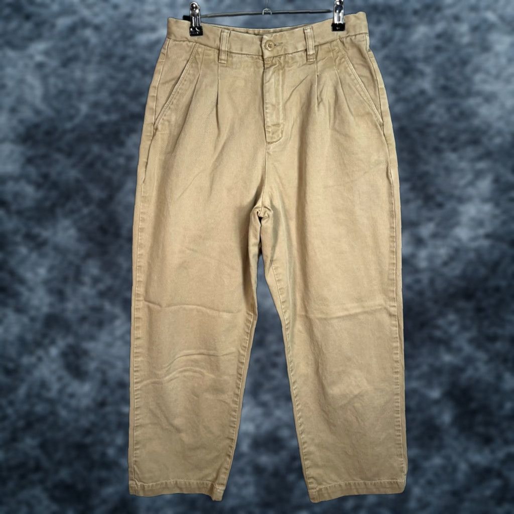 Carhartt Carhartt Beige Pants Women Size 27 Chino Canvas Straight Leg 27" Inseam Casual Workwear Size 27" / US 4 / IT 40 - 1 Thumbnail