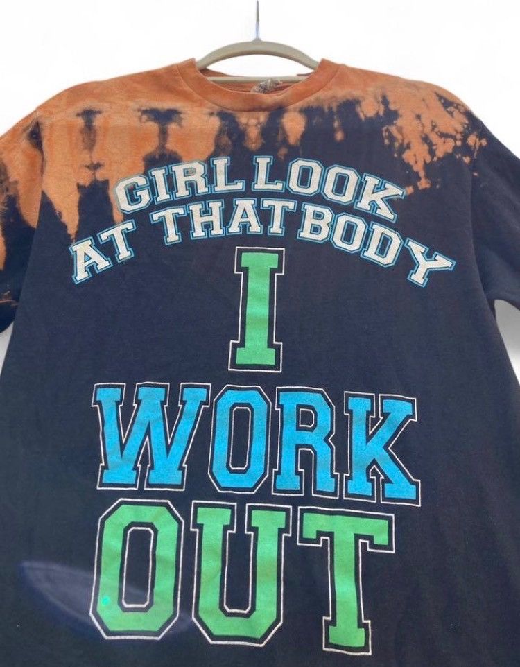 Band Tees Y2K LMAFO Tie-Dye Humor Graphic Tee Orange and Blue Tiedye Size US L / EU 52-54 / 3 - 5 Thumbnail