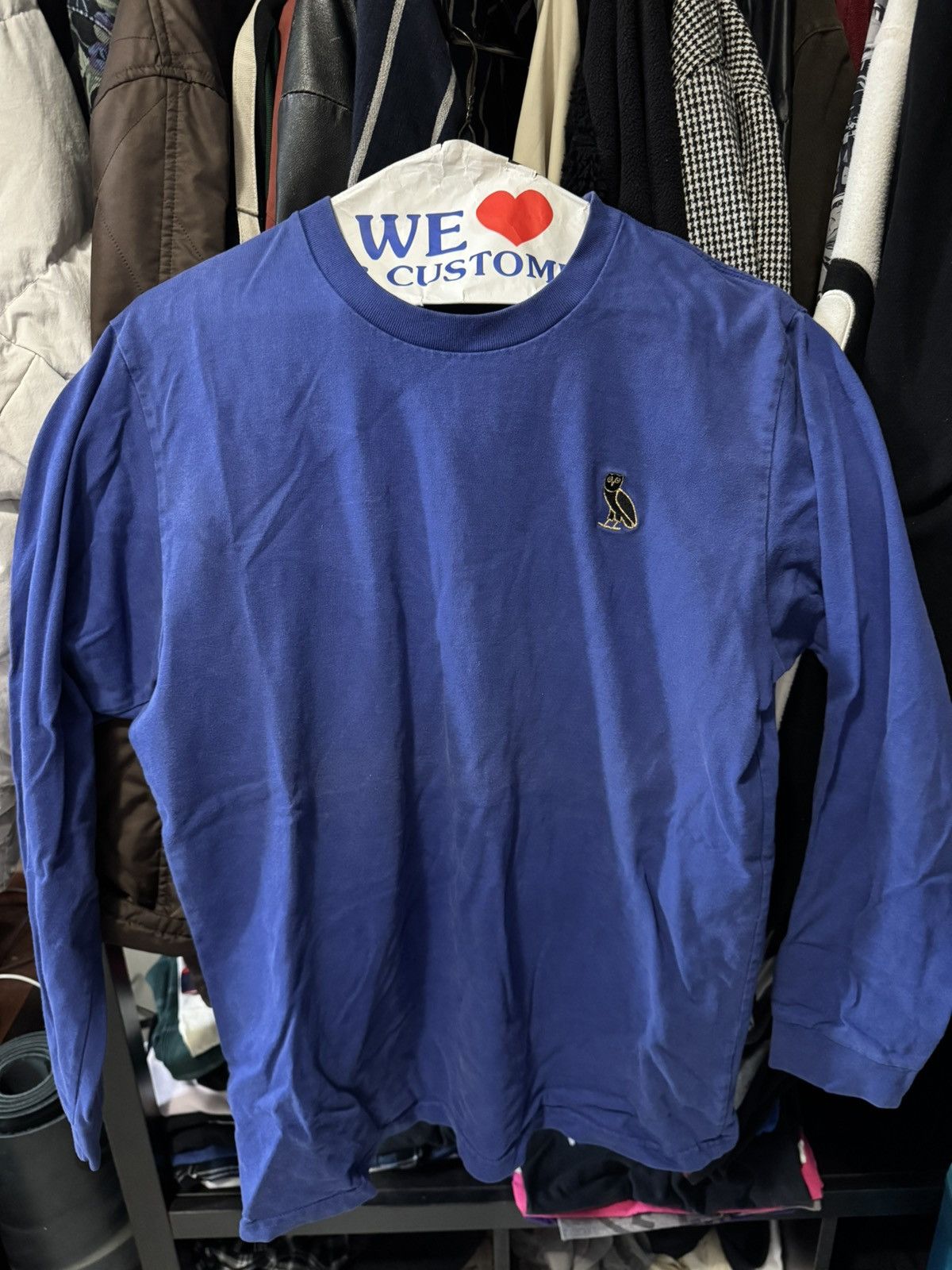 October's Very Own LS crewneck owl logo shirt Size US L / EU 52-54 / 3 - 1 Thumbnail