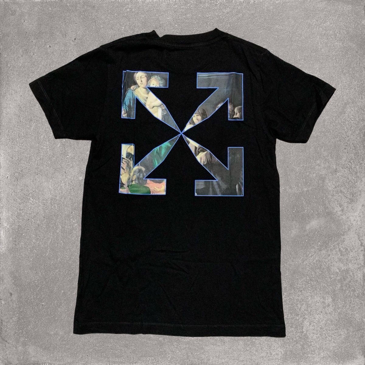 Off-White Off White Small Tee Caravaggio Arrows Black T-Shirt Virgil Size US S / EU 44-46 / 1 - 2 Thumbnail