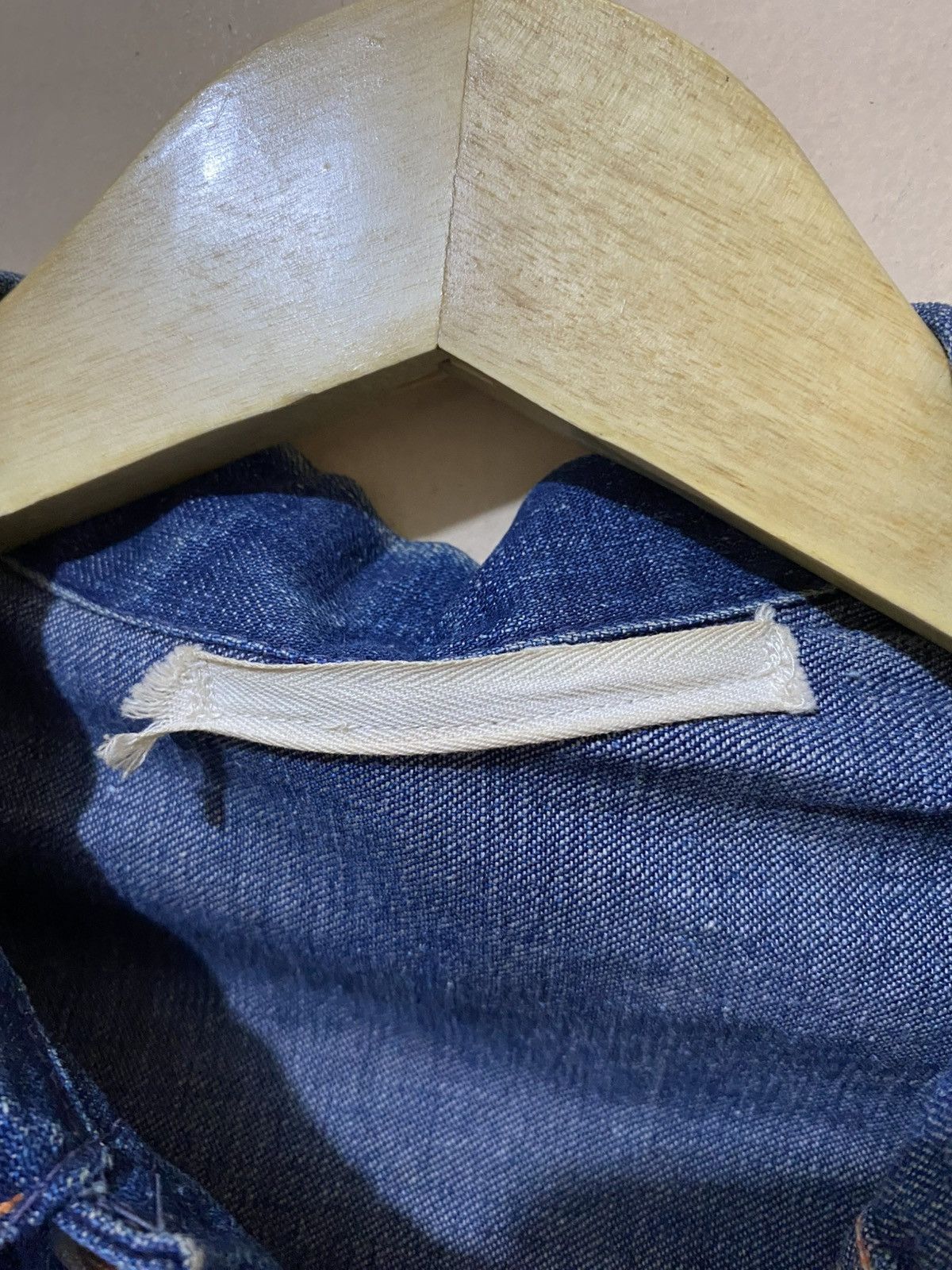 Vintage True 1940 Denim Jacket Union Made WWII Selvedge Donut Button Size US XS / EU 42 / 0 - 7 Thumbnail