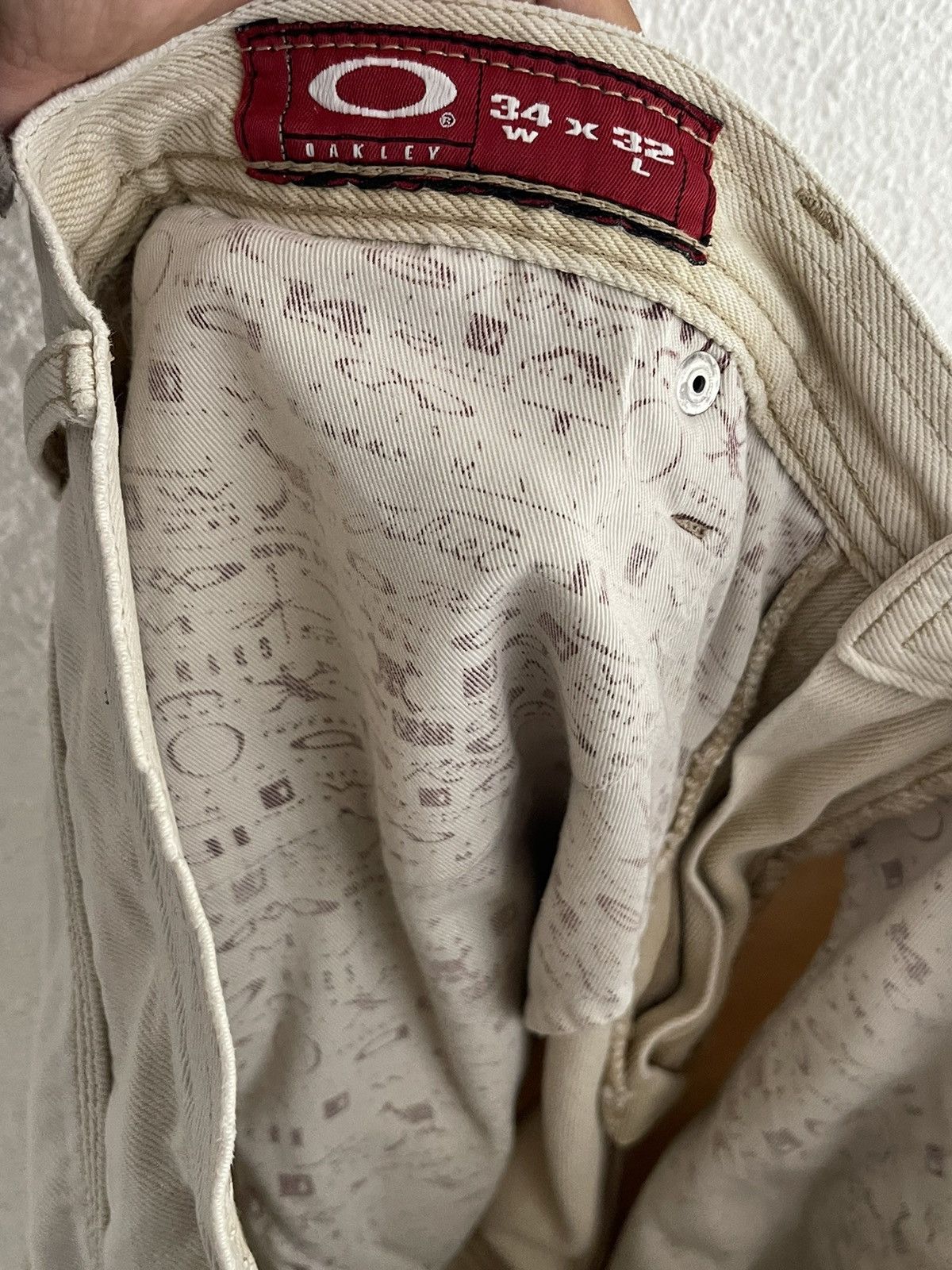 Oakley Vintage Oakley Skull Industrial Denim Distressed Baggy Pants Size US 34 / EU 50 - 11 Thumbnail