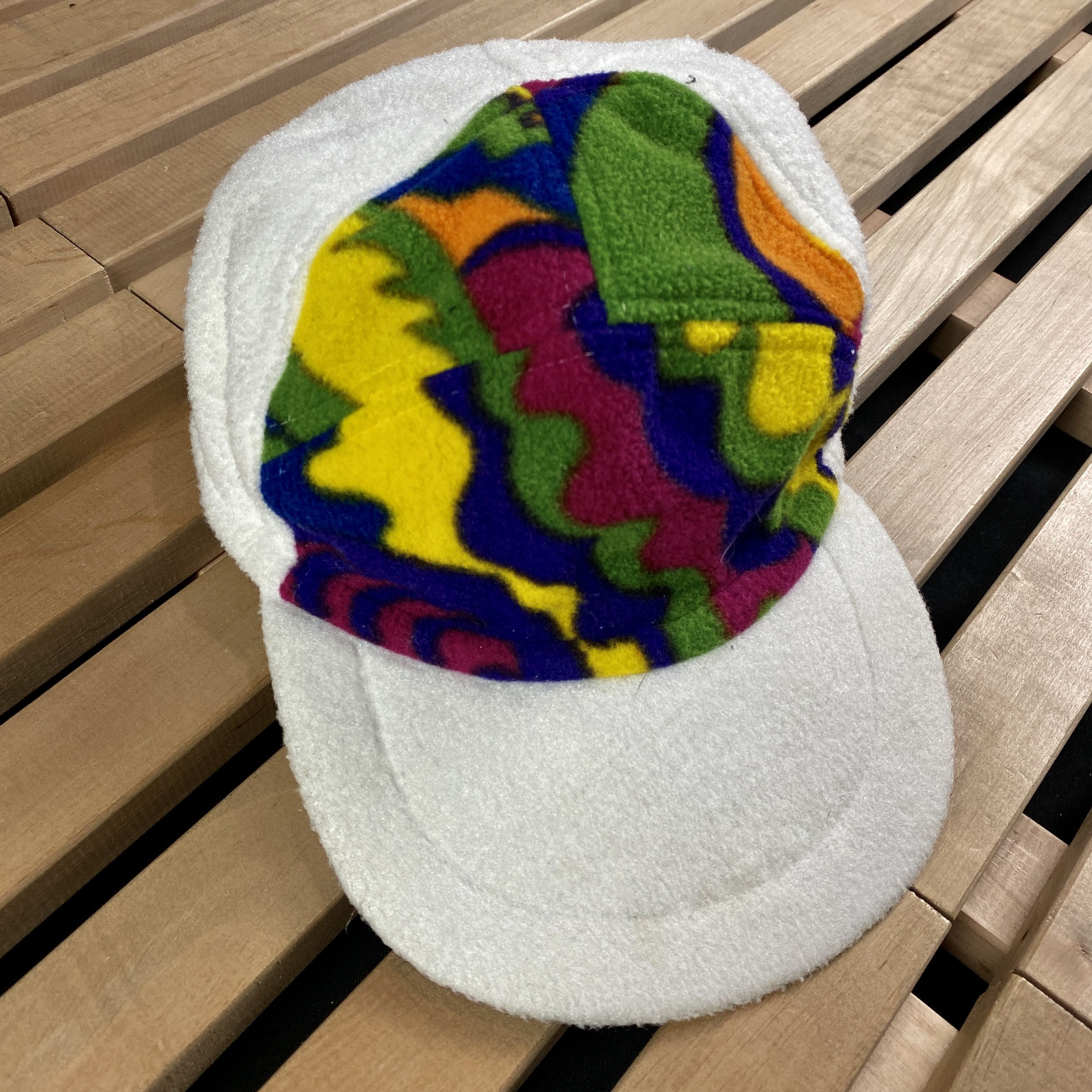 Other Mens Fleece Hat Cap Polartec Crazy Print Size L Size 34 - 3 Thumbnail
