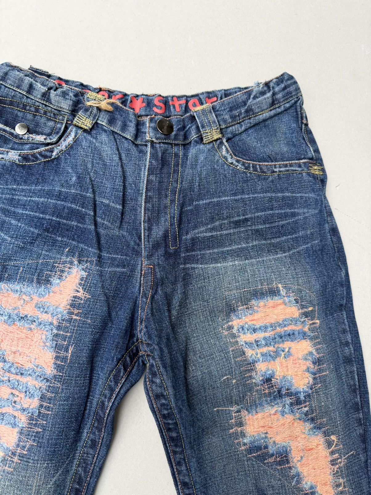 Japanese Brand First one flare jeans Size US 29 - 3 Thumbnail