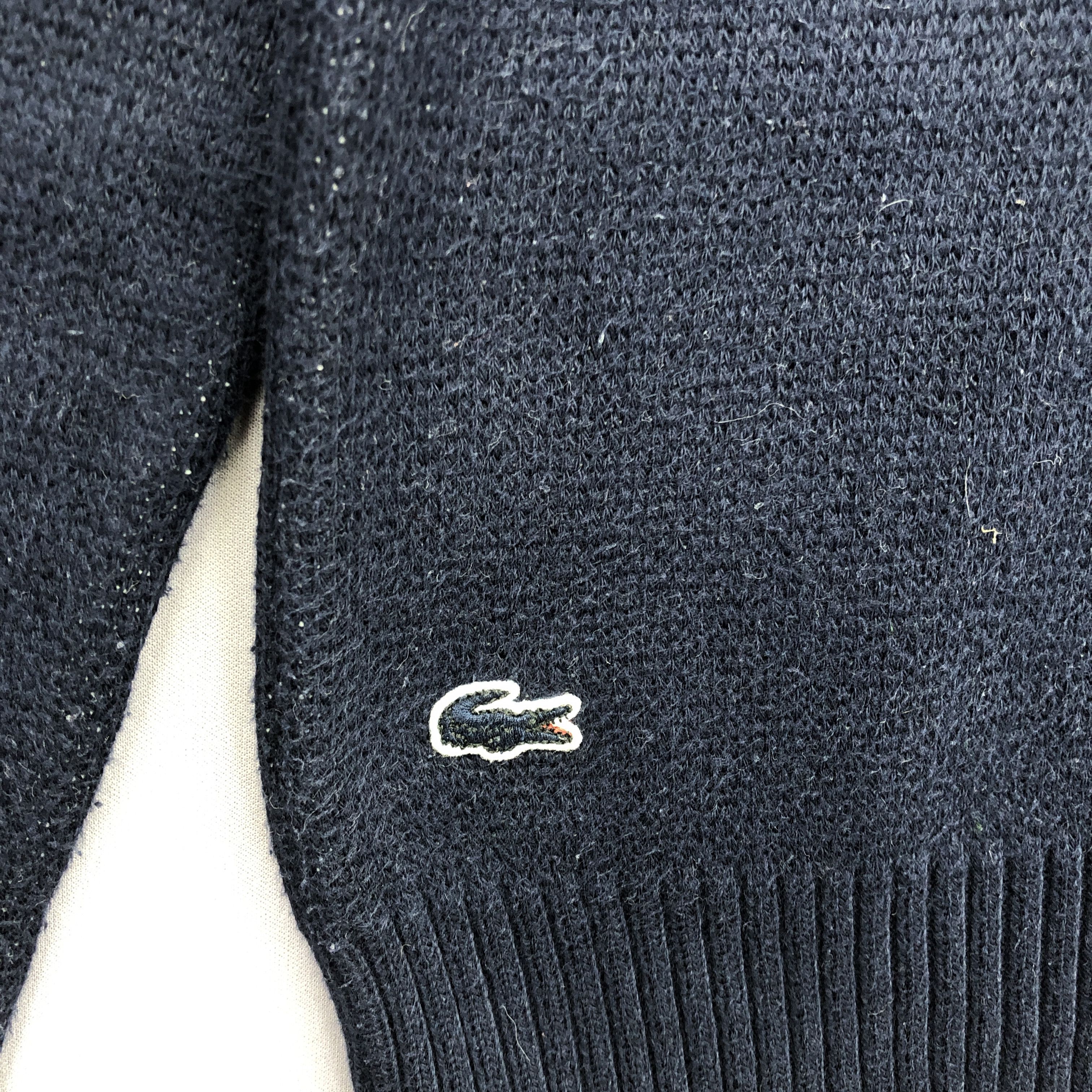 Lacoste × Vintage Vintage Lacoste Knit Sweater 90s Pattern Sweatshirt Jumper Size US S / EU 44-46 / 1 - 4 Thumbnail