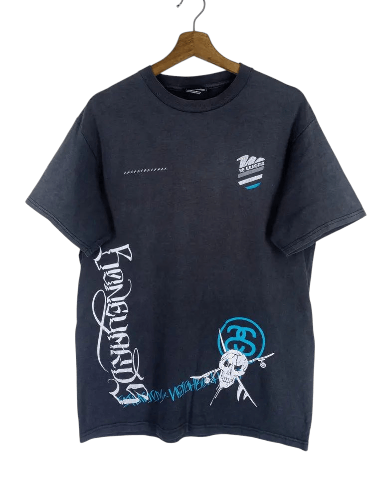 Rare Vintage Stussy X Neighborhood Boneyards Tshirt