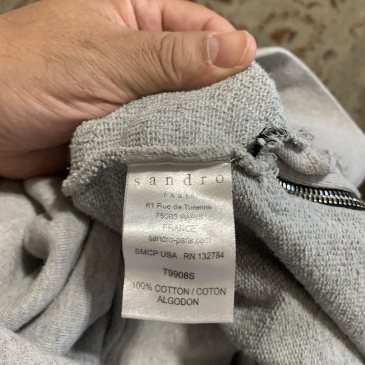 Sandro Zippered Crewneck Sweat shirt Size US L / EU 52-54 / 3 - 9 Thumbnail