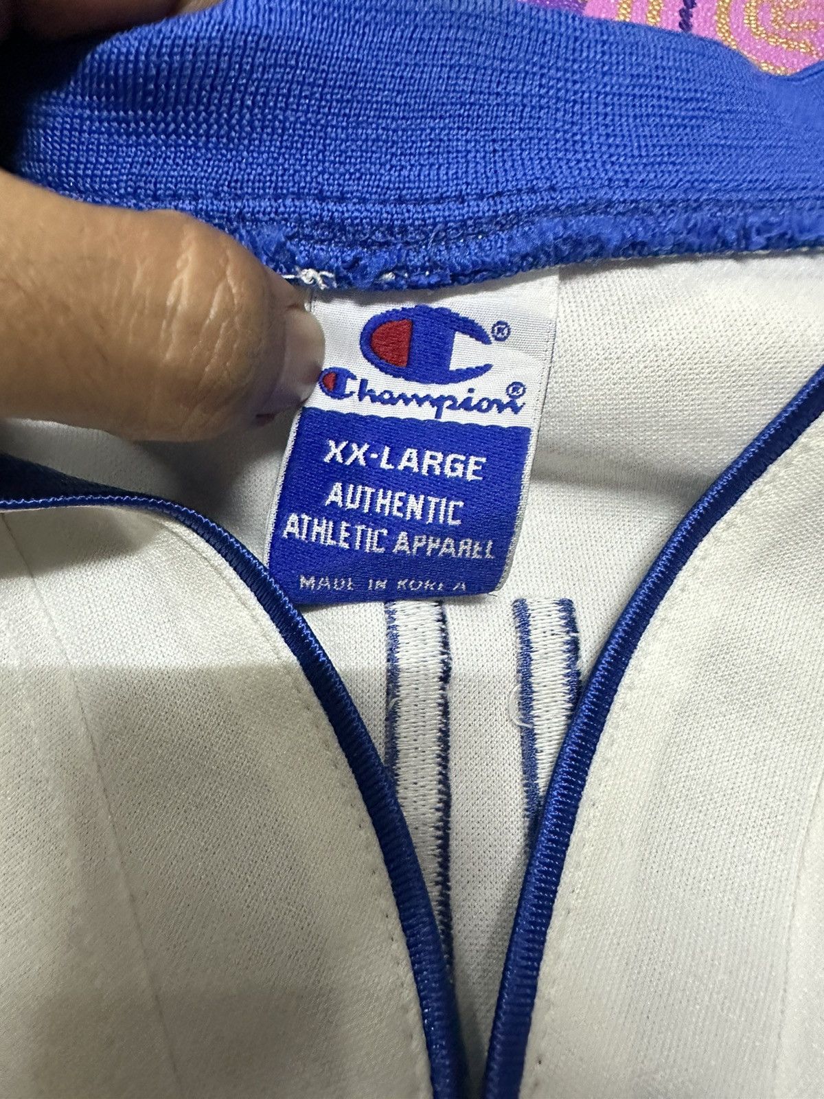 Champion Vintage 90s Player Issue Piston NBA jersey by Hamilton Size US XXL / EU 58 / 5 - 3 Thumbnail