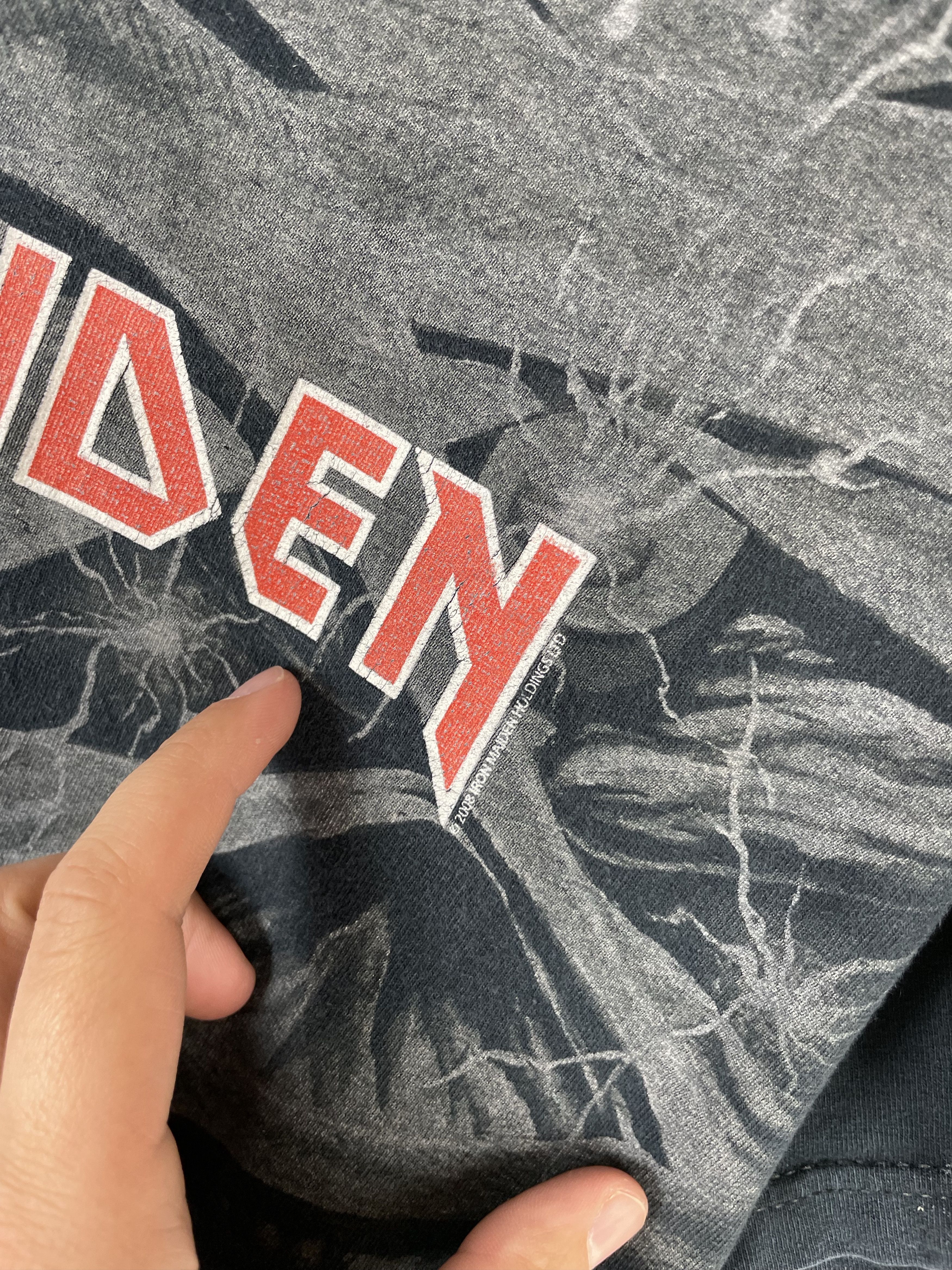 Band Tees Vintage Iron Maiden 2008 T-shirt Tee Size US XL / EU 56 / 4 - 6 Thumbnail