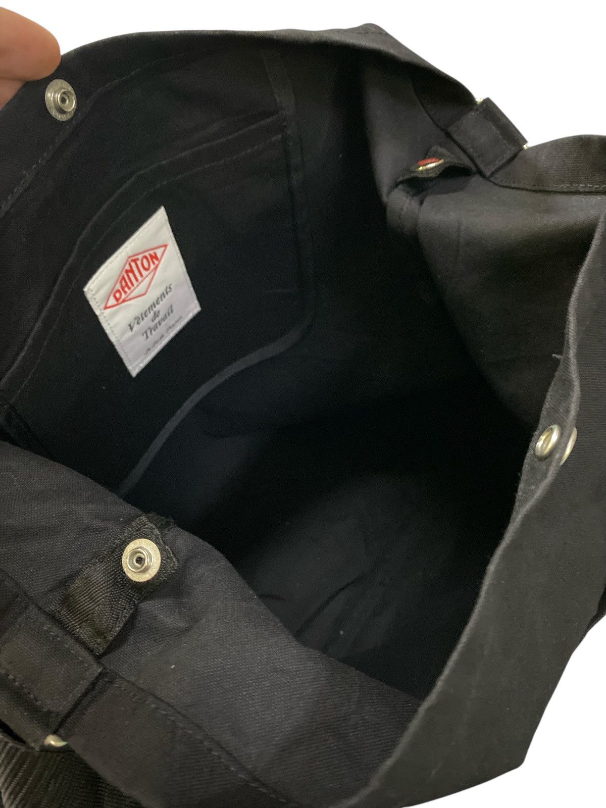 Danton × Japanese Brand Danton Vetements de Travail 2 Ways Tote Bag Size ONE SIZE - 11 Thumbnail