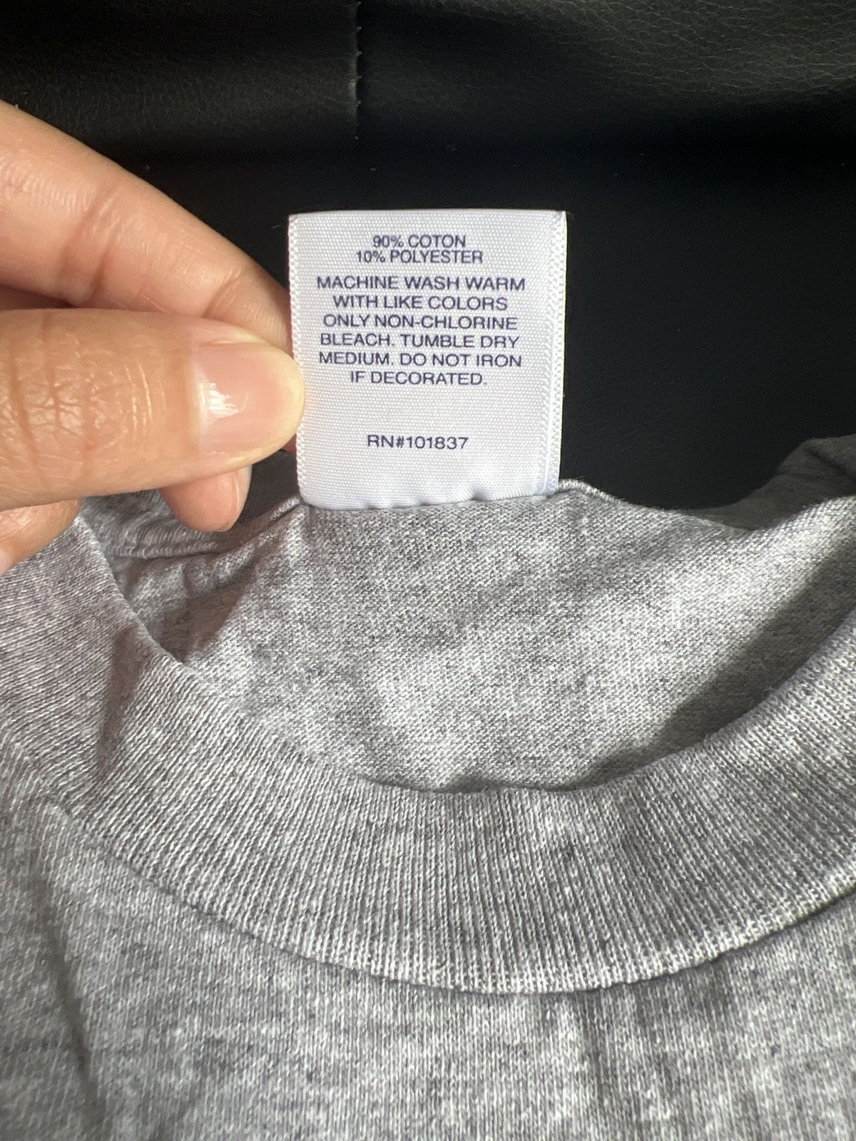 Supreme Supreme Mont Blanc Gray and Purple Size Small Tee Size US S / EU 44-46 / 1 - 2 Thumbnail