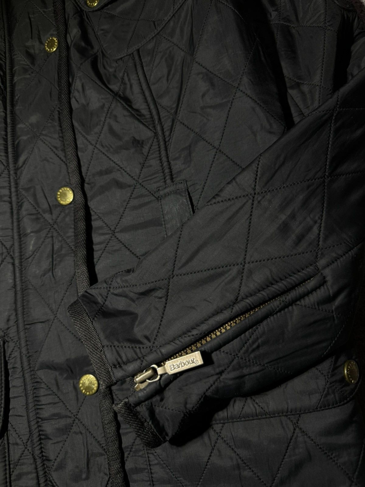 Barbour × Vintage Barbour International Black “Polar Quilt” Lined Jacket Size S / US 4 / IT 40 - 7 Thumbnail