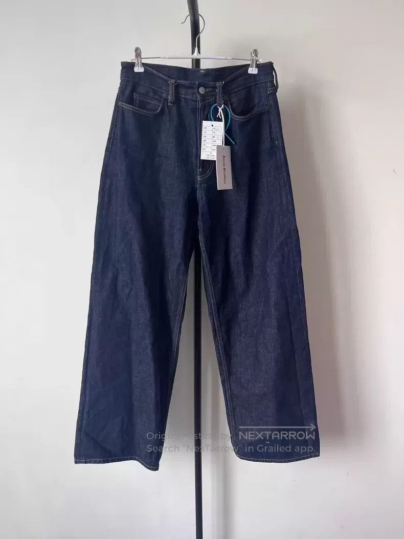 Acne Studios Acne Studios Solid Color Low Rise Zipper Relaxed Wide Leg Size 28" / US 6 / IT 42 - 1 Thumbnail