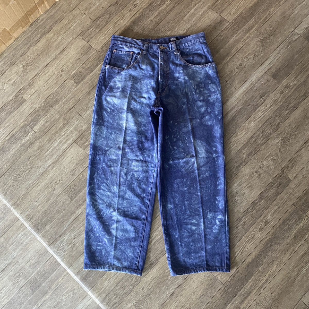 Vintage RARE 90S VINTAGE ALIEN WORKSHOP BAGGY PANTS FADED BLUE Size US 33 - 2 Thumbnail