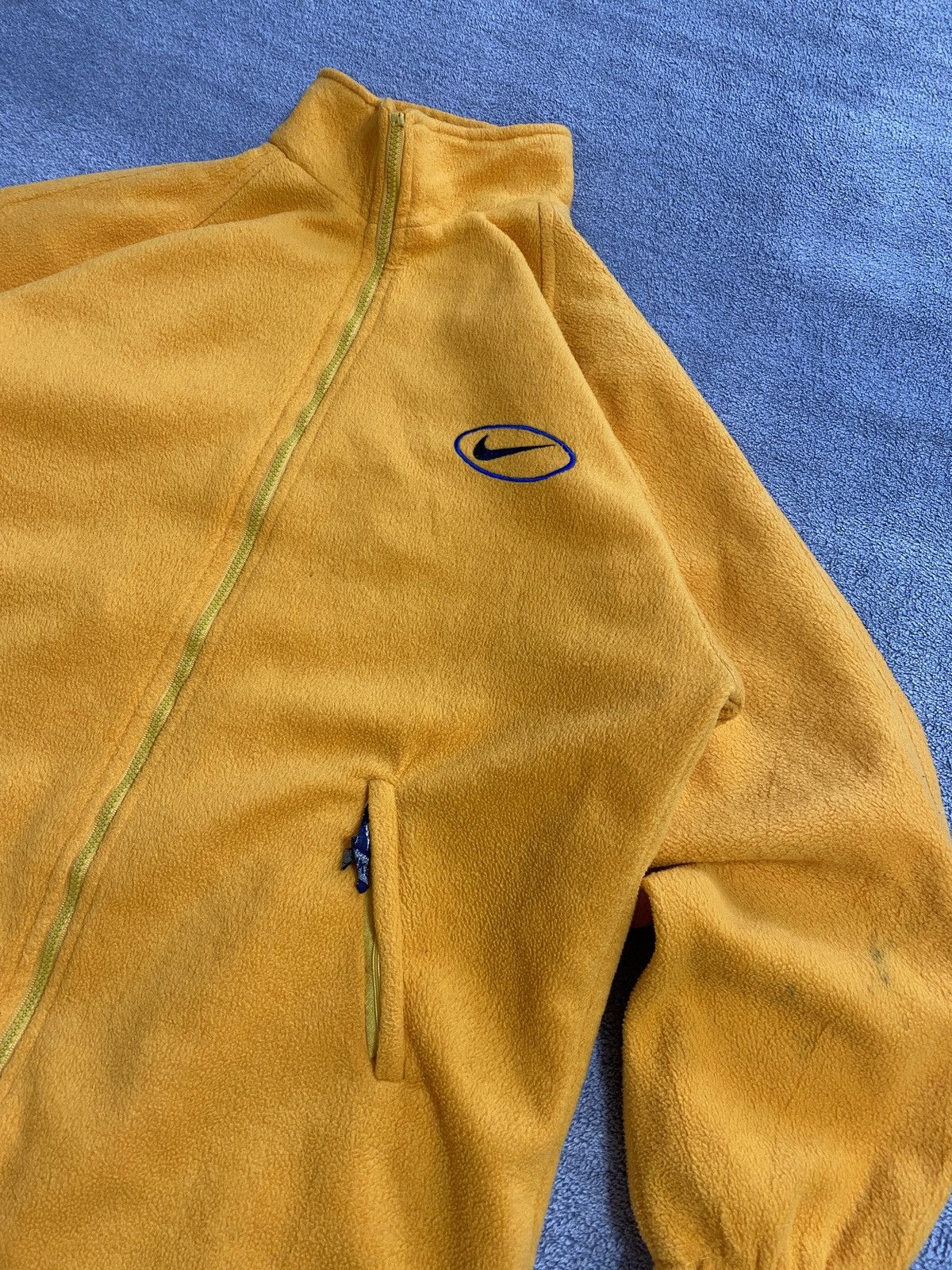 Nike Nike distressed vintage fleece big swoosh 90s Y2k Size US XL / EU 56 / 4 - 12 Thumbnail