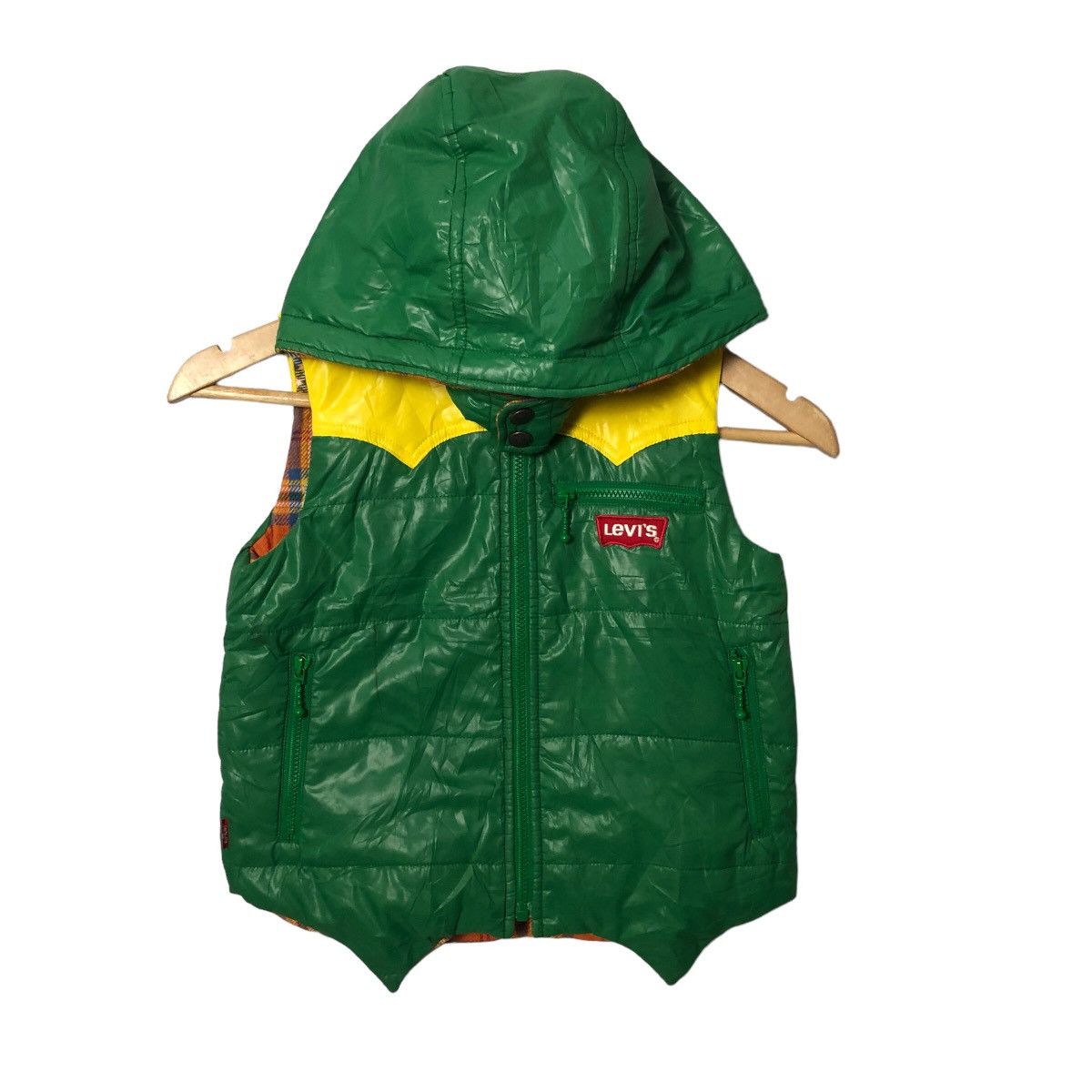 Vintage Levis Kid Reversible Zipper Ups Hoodie Vest
