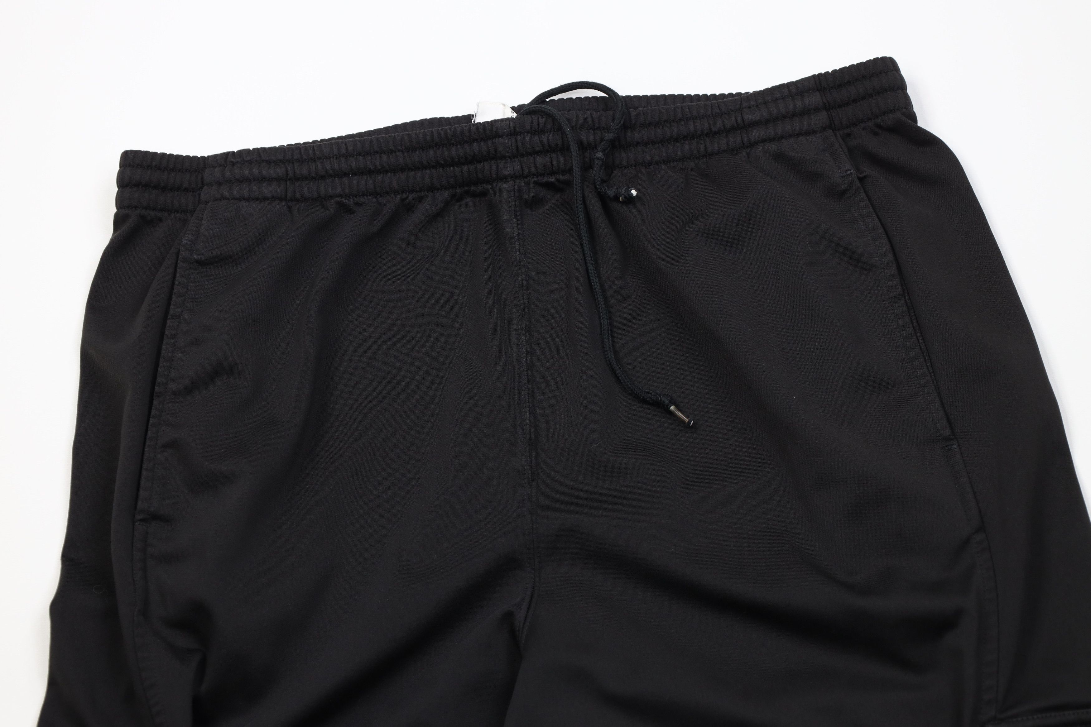 Adidas Vintage 90s Adidas Spell Out Wide Leg Cargo Pants Black Size US 38 / EU 54 - 2 Thumbnail