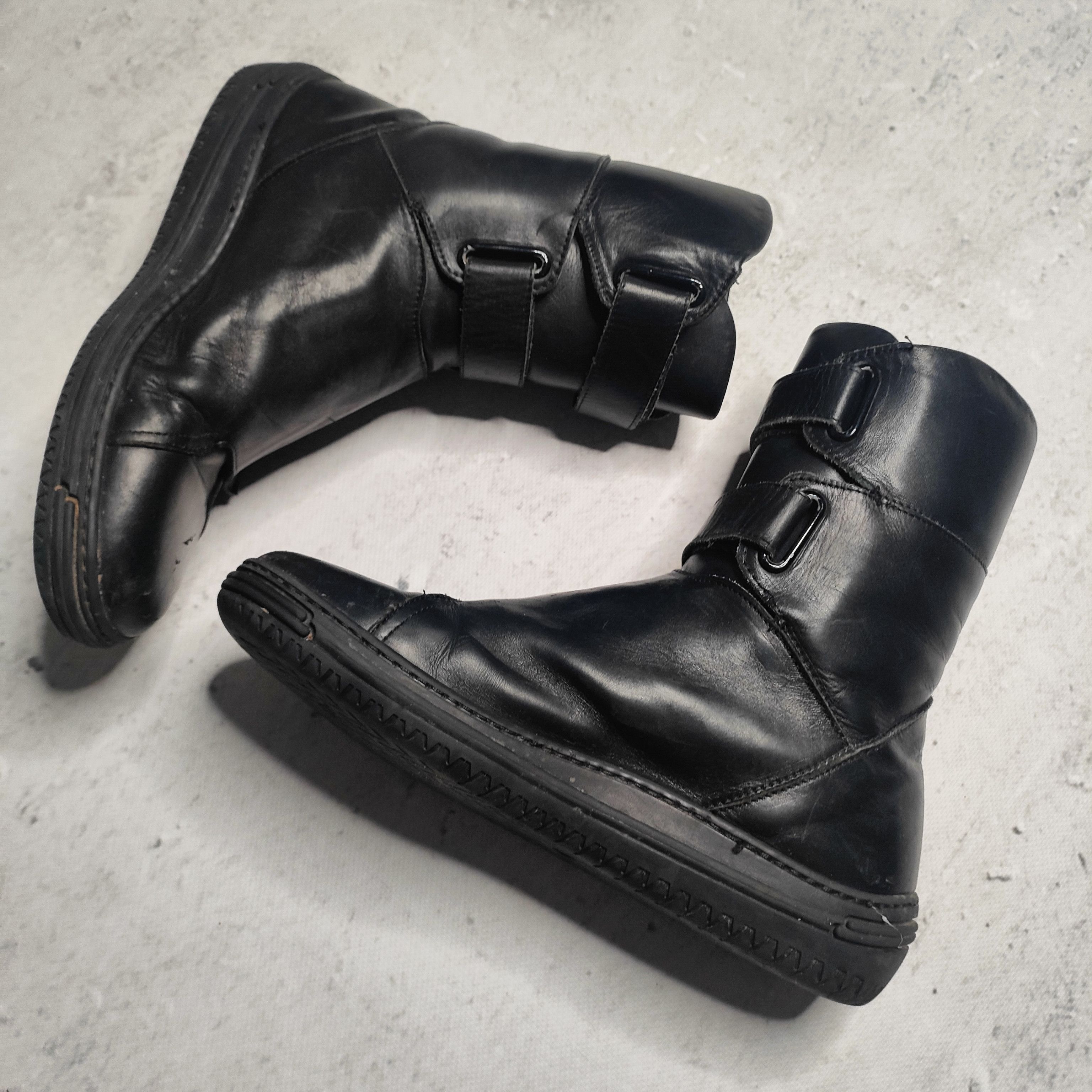 Raf Simons Raf SImons Runway 2005 velcro moto shoes RARE Size US 9 / EU 42 - 3 Thumbnail