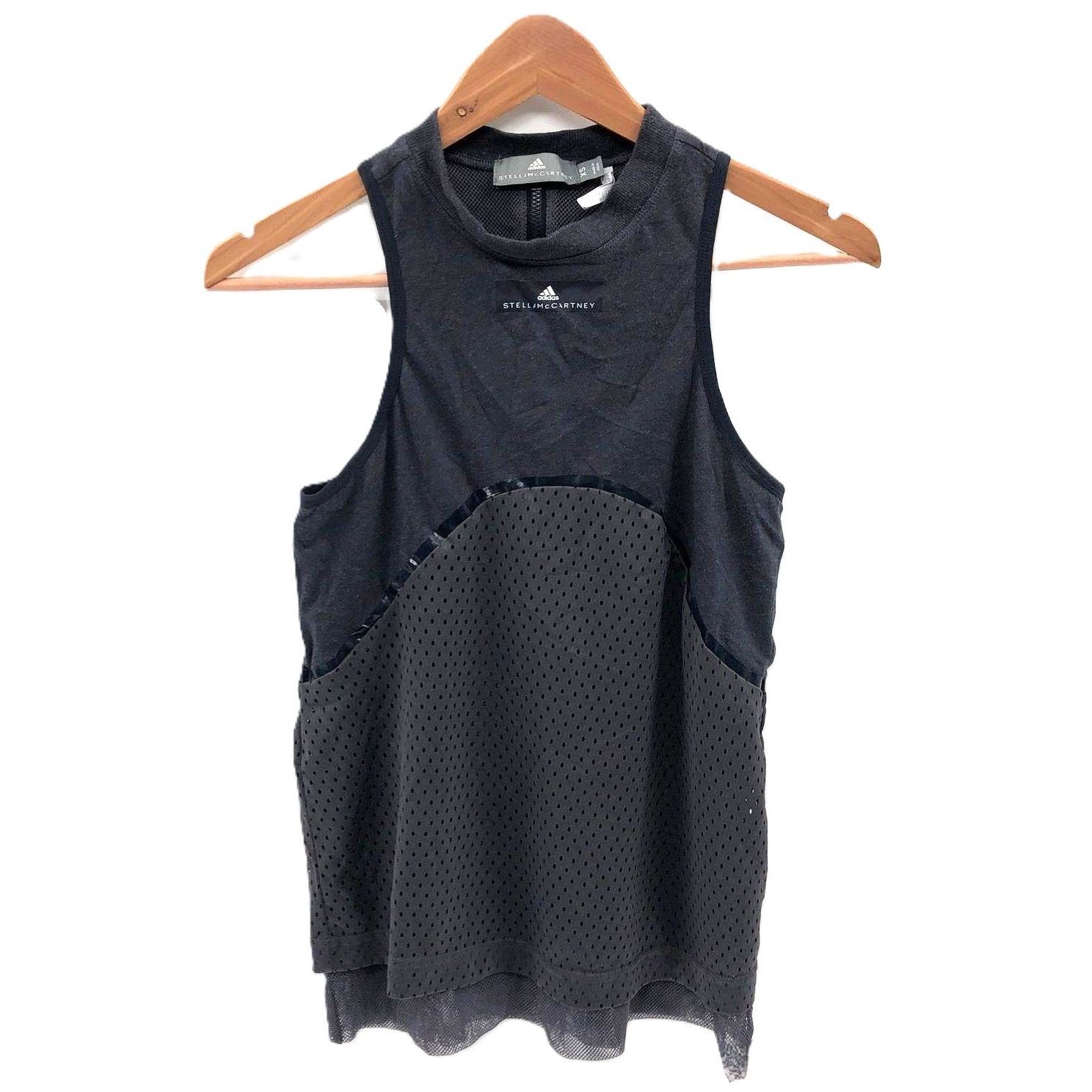 Stella McCartney Adidas By Stella McCartney Yoga Mesh Tank Top XS Size XS / US 0-2 / IT 36-38 - 2 Thumbnail