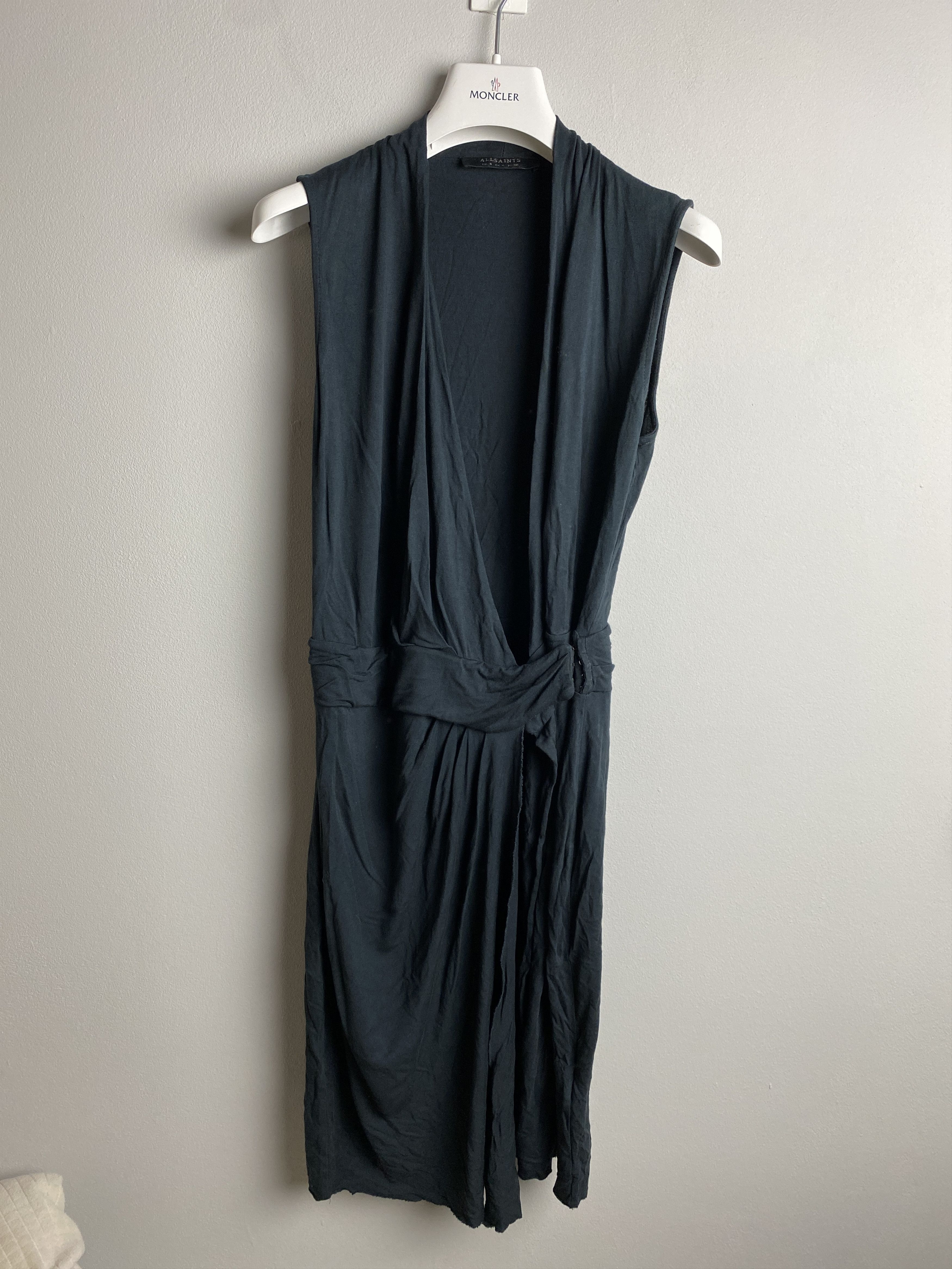 Allsaints Allsaints Novi dress sleeveless wrap viscose Size S / US 4 / IT 40 - 1 Thumbnail