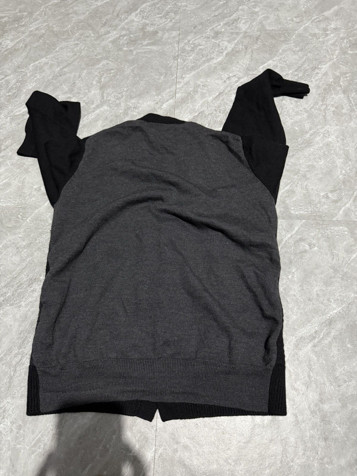 Comme des Garcons Homme CDG Homme A/W 18 Knit Patchwork Detail Cardigan Size US M / EU 48-50 / 2 - 2 Thumbnail