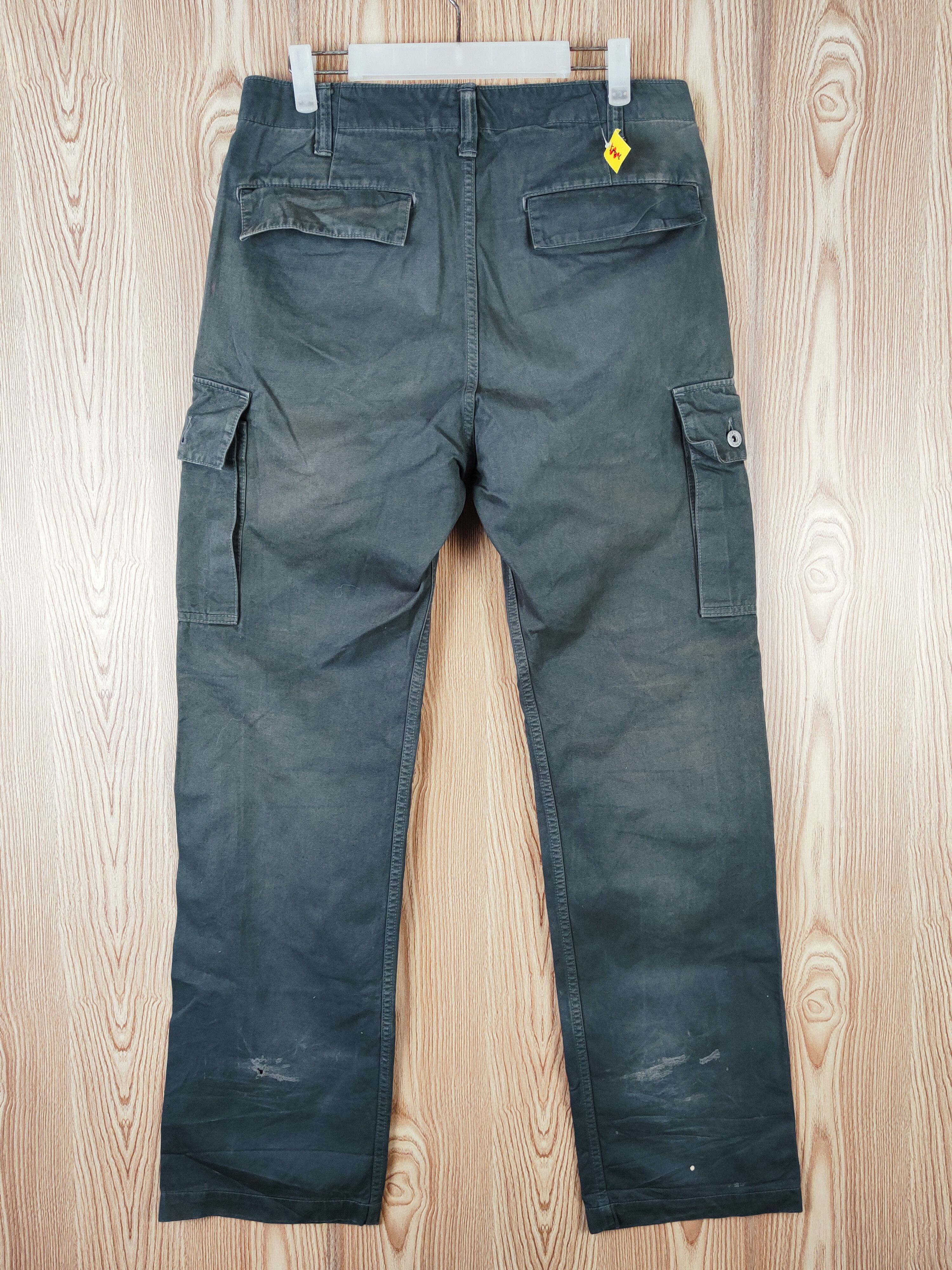 Japanese Brand Japan Teal Blue Faded Multipocket Cargo Pants #W446 Size US 32 / EU 48 - 7 Thumbnail