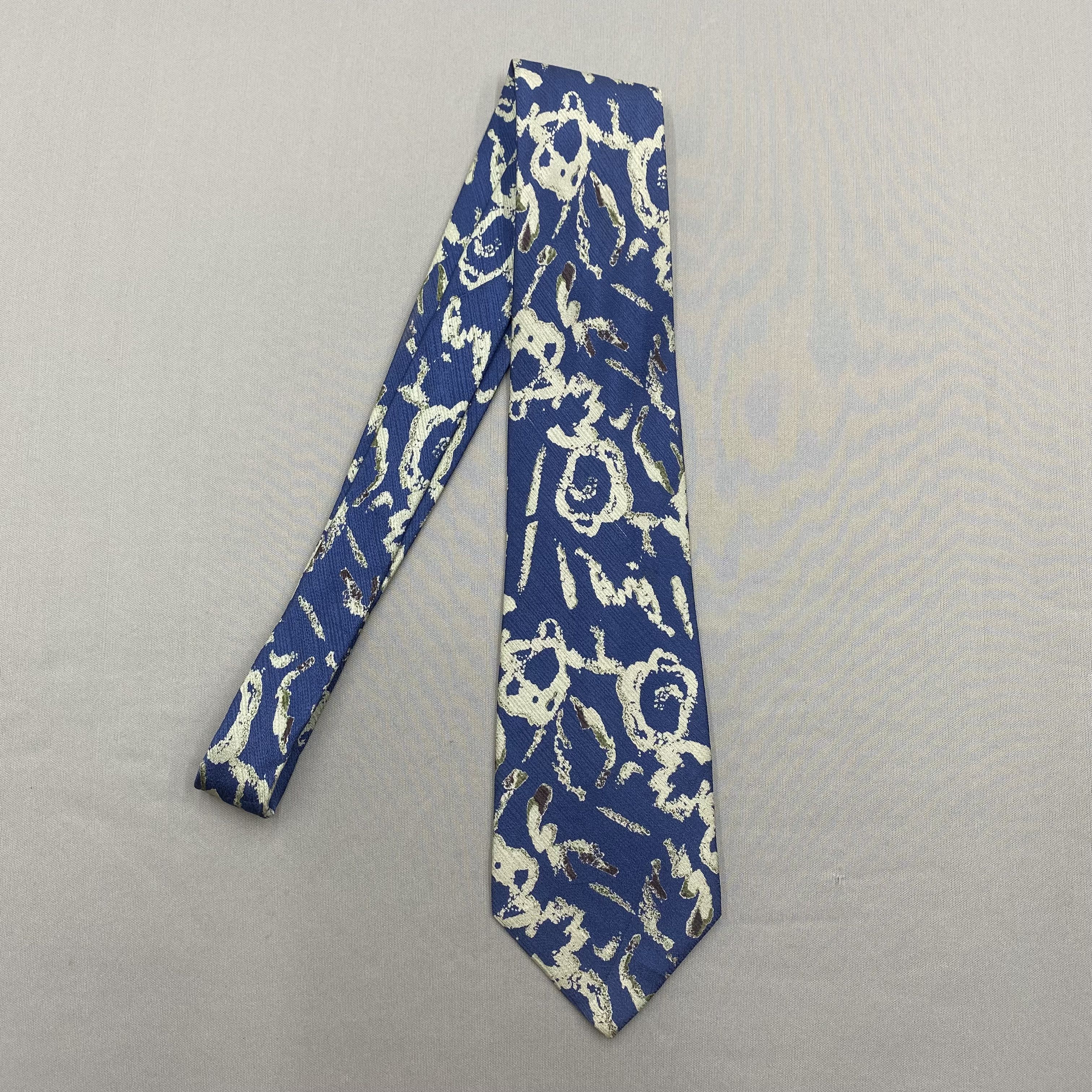 Japanese Brand Vintage Sonia Rykiel Homme SILK Necktie Cravate Pure Silk Size ONE SIZE - 4 Thumbnail
