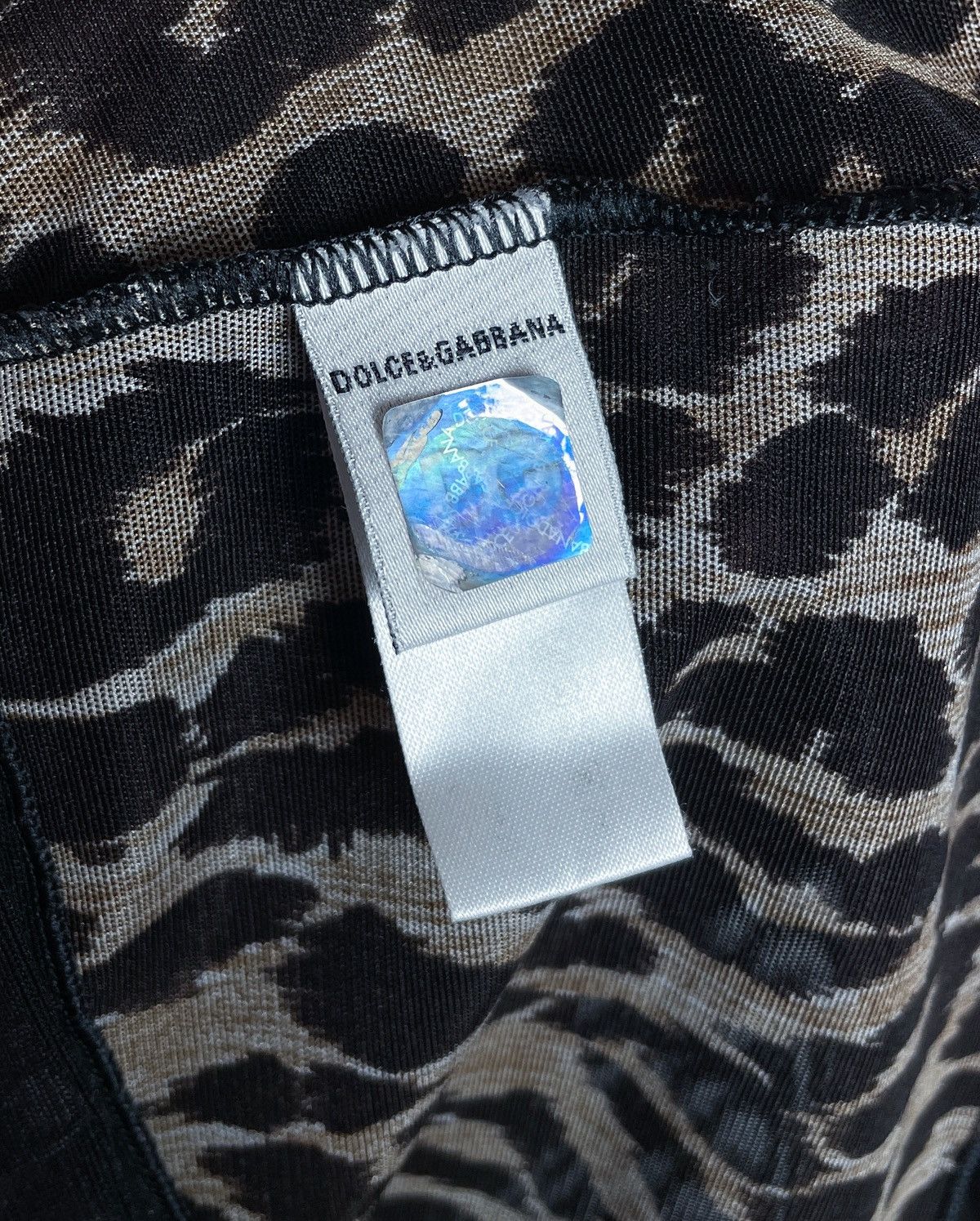 Dolce & Gabbana Women’s Dolce & Gabbana Underwear Mesh Leopard Blouse Size M Size M / US 6-8 / IT 42-44 - 8 Thumbnail