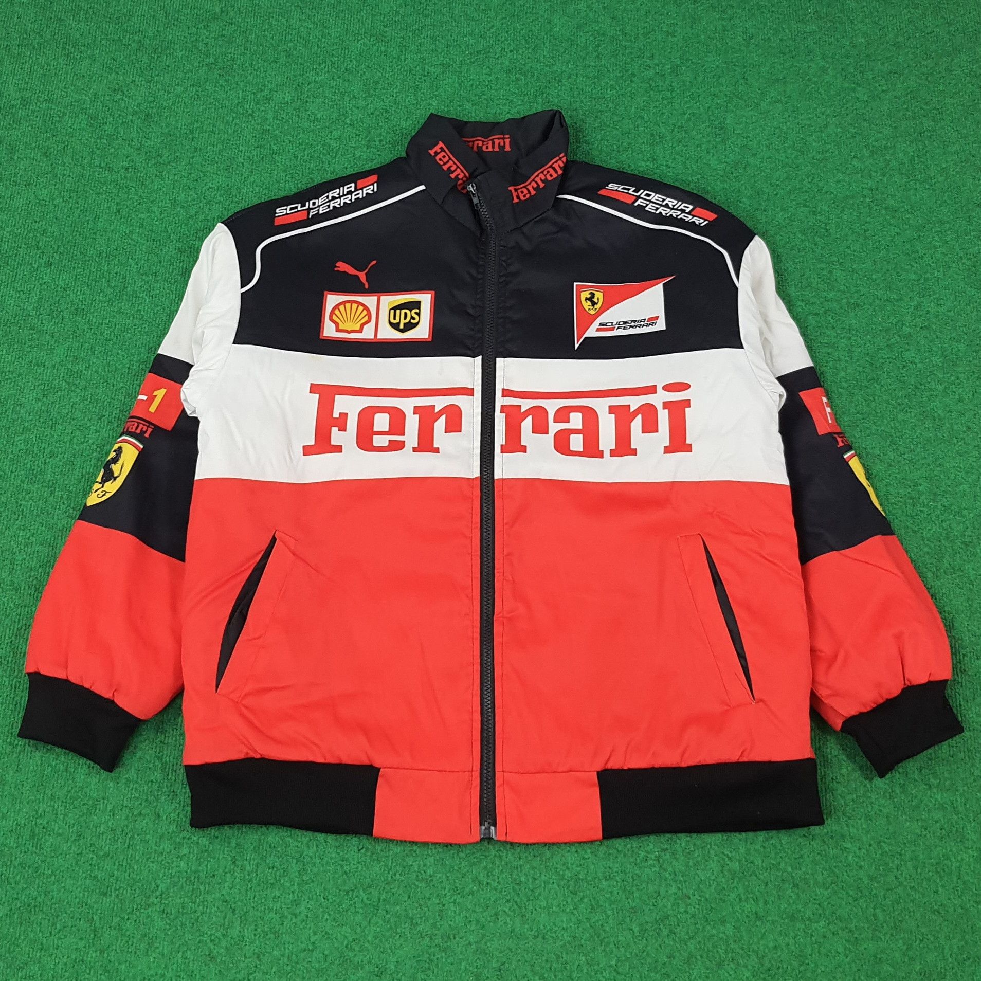 Ferrari × Vintage Vintage Ferrari Racing Motorsports Jacket C229N20 Size US L / EU 52-54 / 3 - 3 Thumbnail