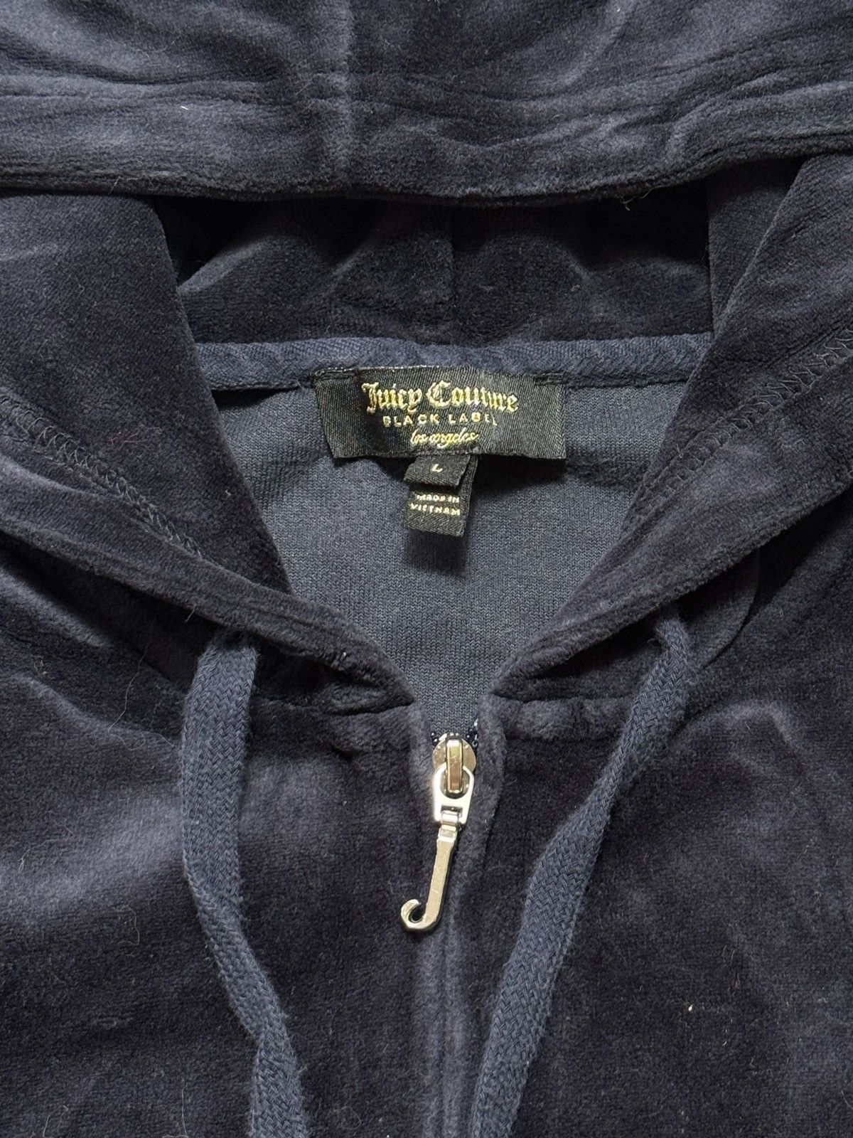 Juicy Couture VINTAGE VELOUR JUICY COUTURE 2000s NAVY TRACKSUIT Size M / US 6-8 / IT 42-44 - 2 Thumbnail