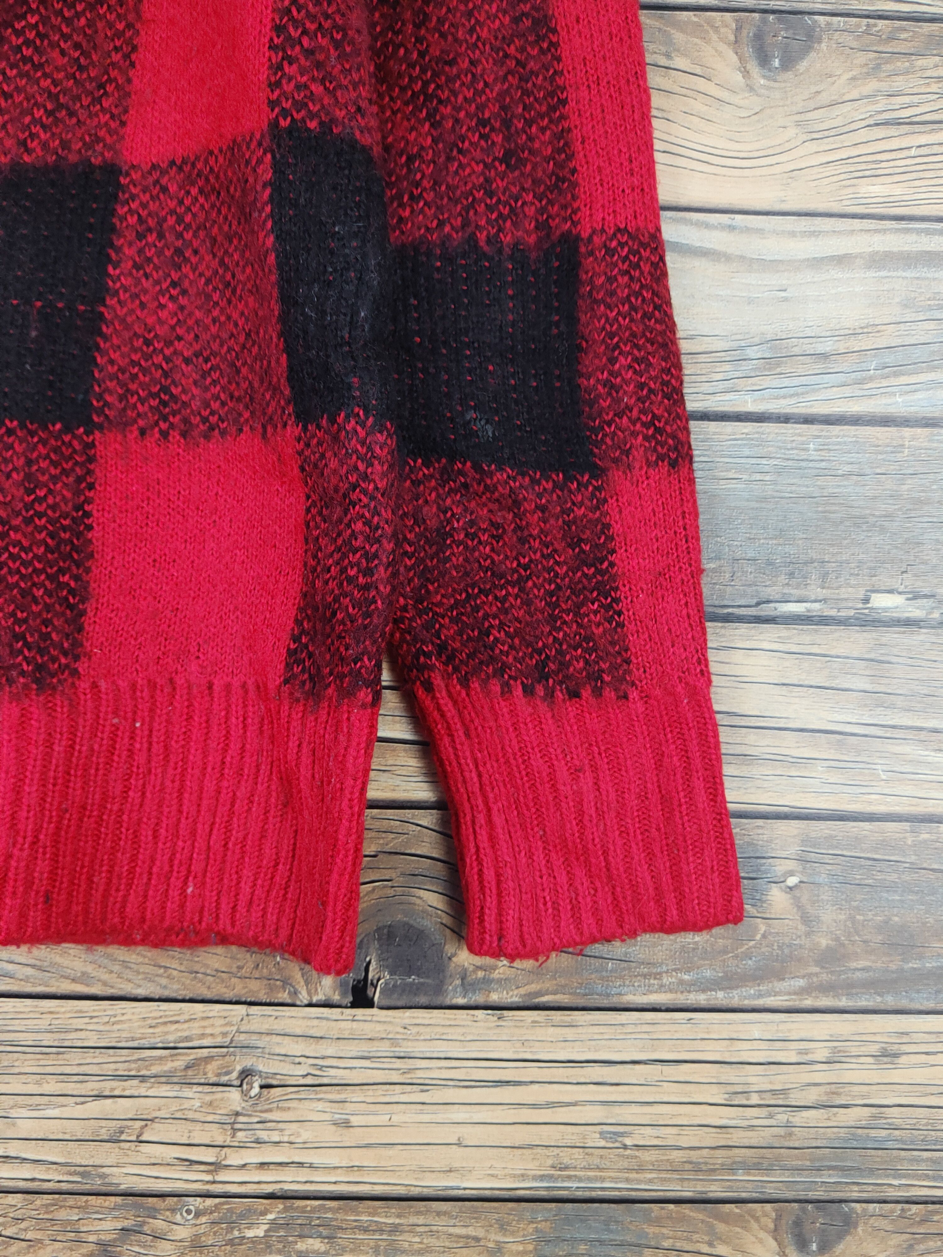 Homespun Knitwear Plus Minus Zero Red Knitwear Sweatshirts #W1285 Size US M / EU 48-50 / 2 - 6 Thumbnail