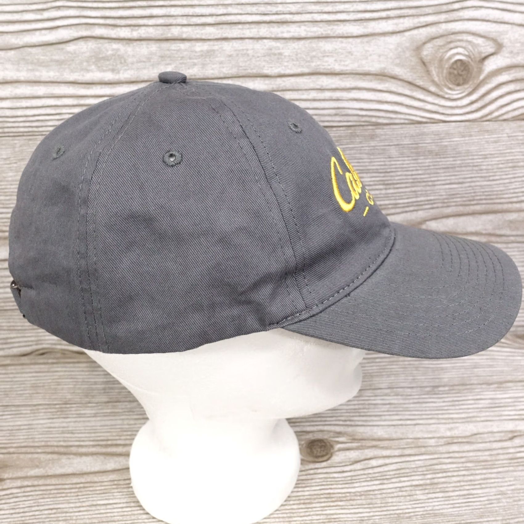 Vintage Cabela's Club Gray Adjustable Strapback Baseball Hat Cap Outdoors Size ONE SIZE - 6 Thumbnail