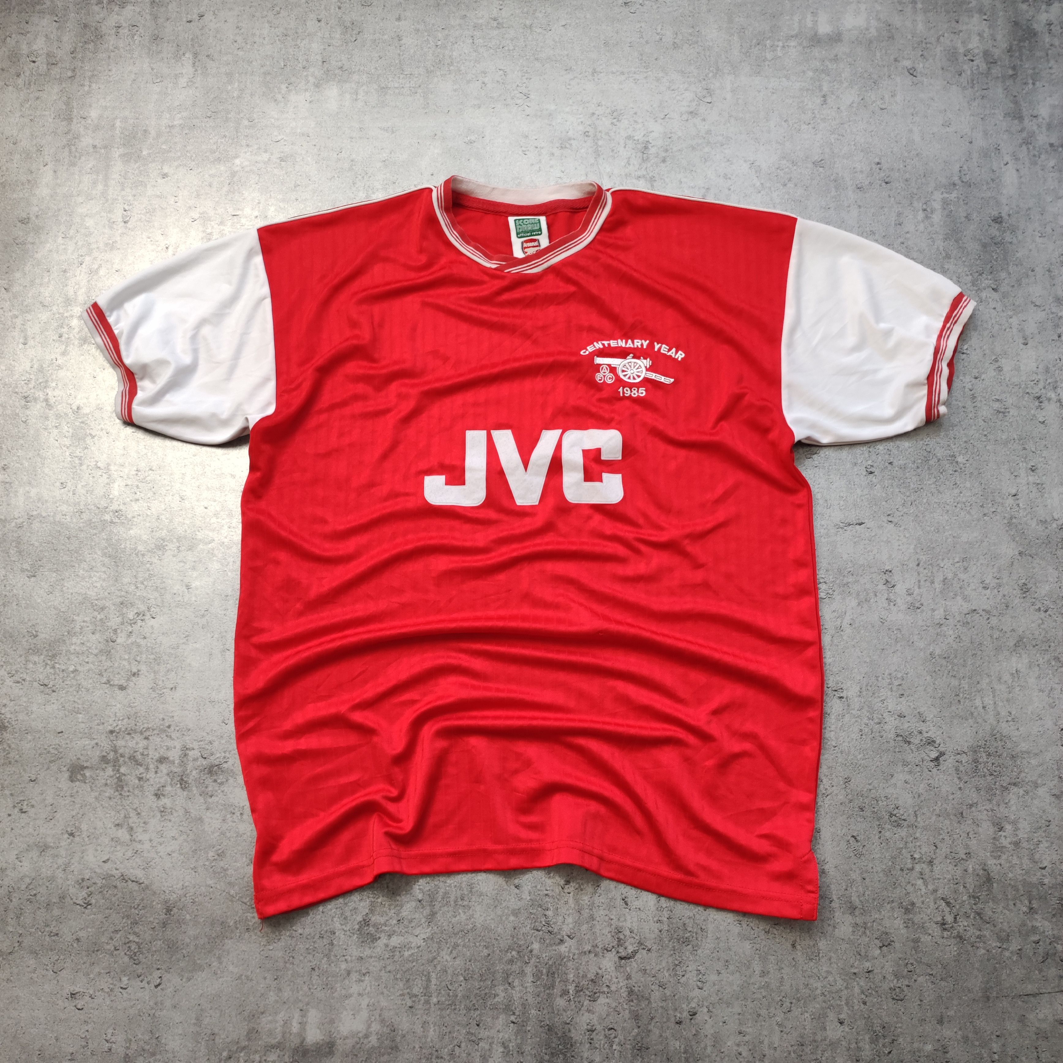 Vintage Vintage 1985 Arsenal London Score Draw Football Jersey Size US L / EU 52-54 / 3 - 2 Thumbnail