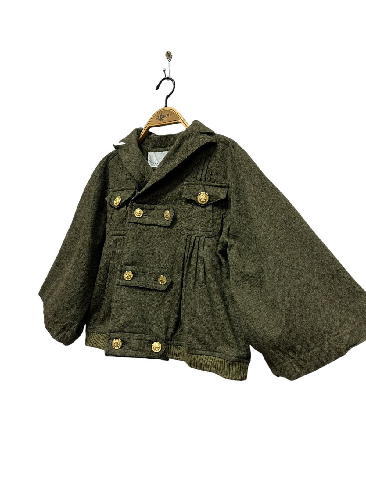 Issey Miyake 💥vintage sunaokuwahara pleated crop top jacket wool Size S / US 4 / IT 40 - 3 Thumbnail